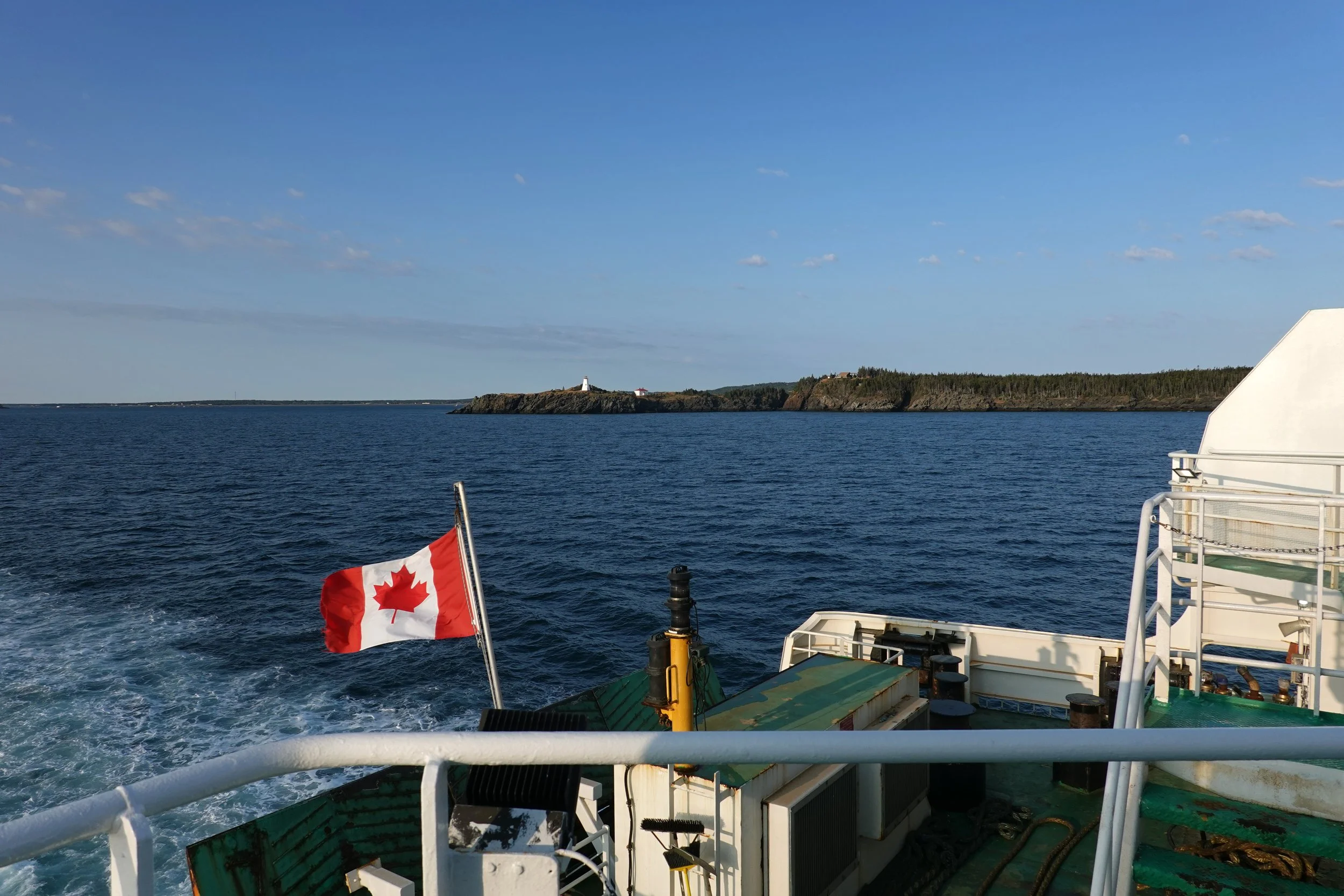 Departing on Grand Manan V
