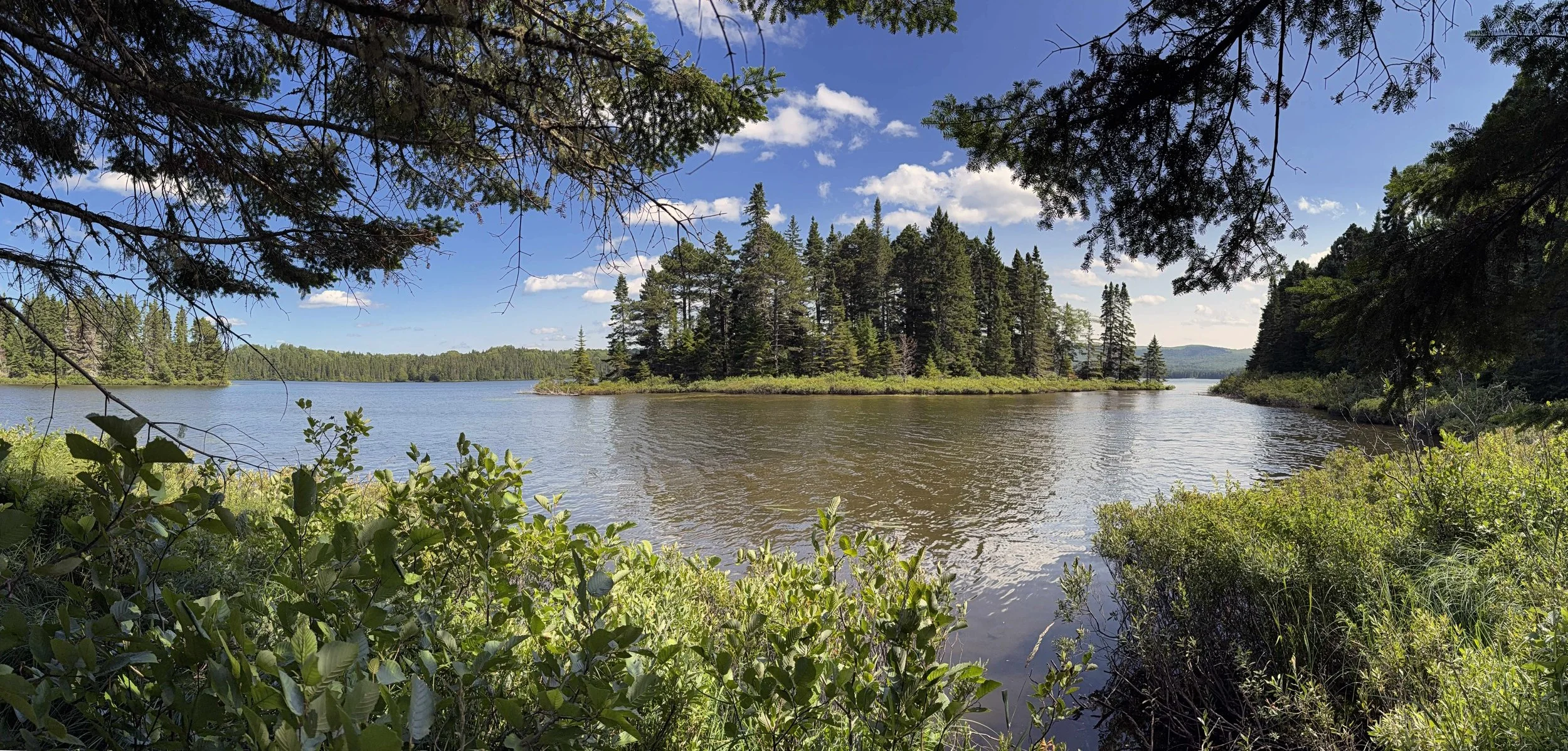 Bathurst Lake from Pine Point Trail