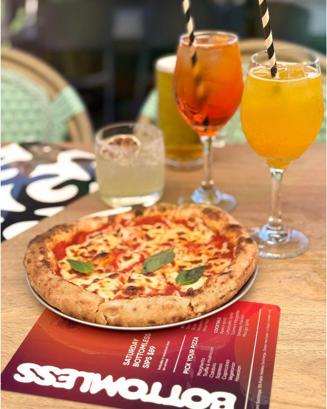 The weekend is shaping up to be a great one with our two hours of bottomless cocktails, beer and wine, plus a welcome shot on arrival and a selection of assorted pizzas to keep the whole crew happy. 🍕🍹

Sessions run throughout the week, with limite