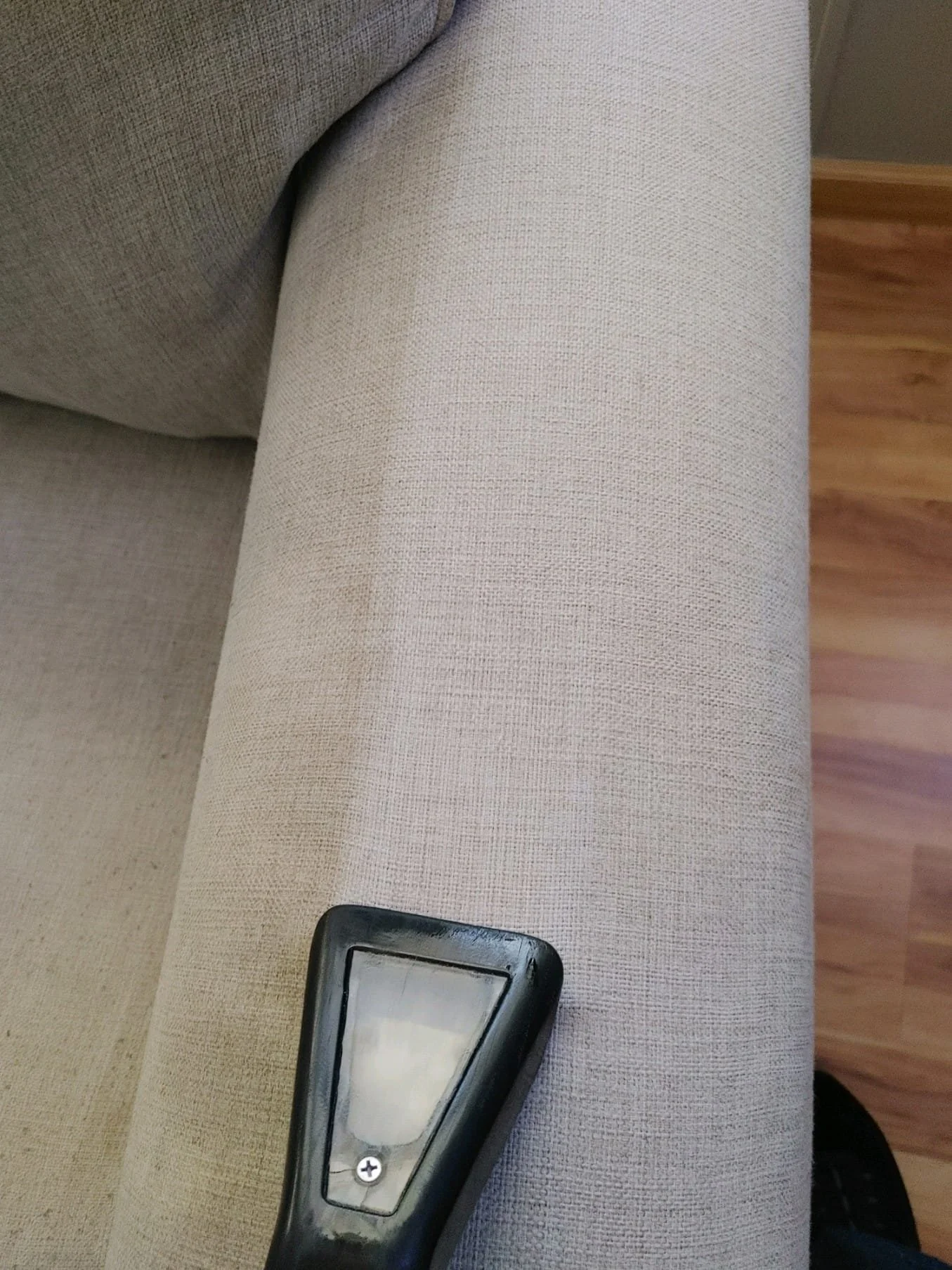 Upholster Being Cleaned