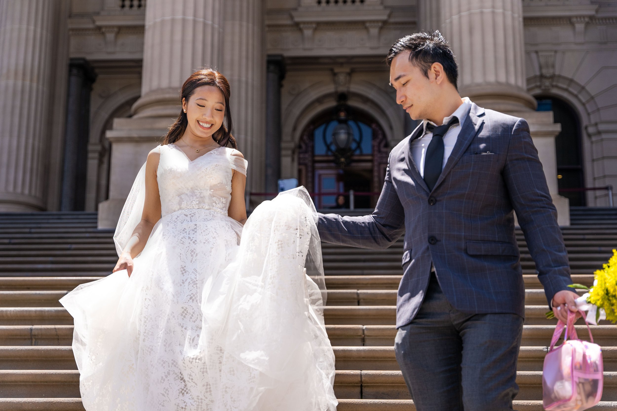 Wedding Shoot with Bride and Groom in Melbourne