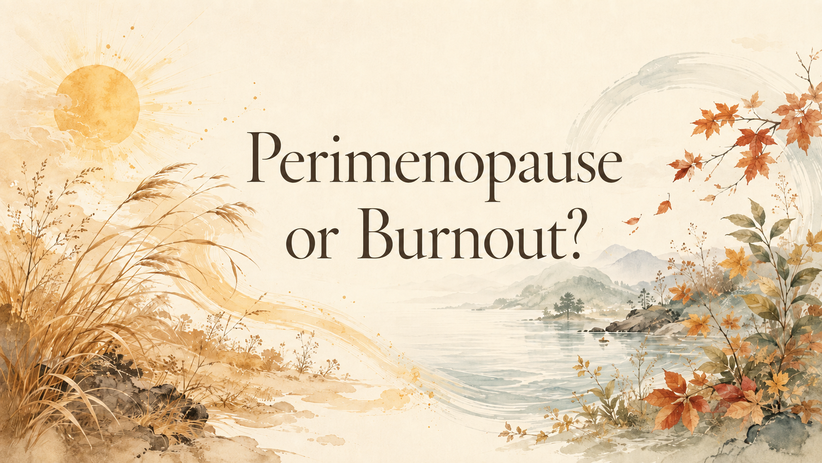 Perimenopause or Burnout? What we often see in clinic