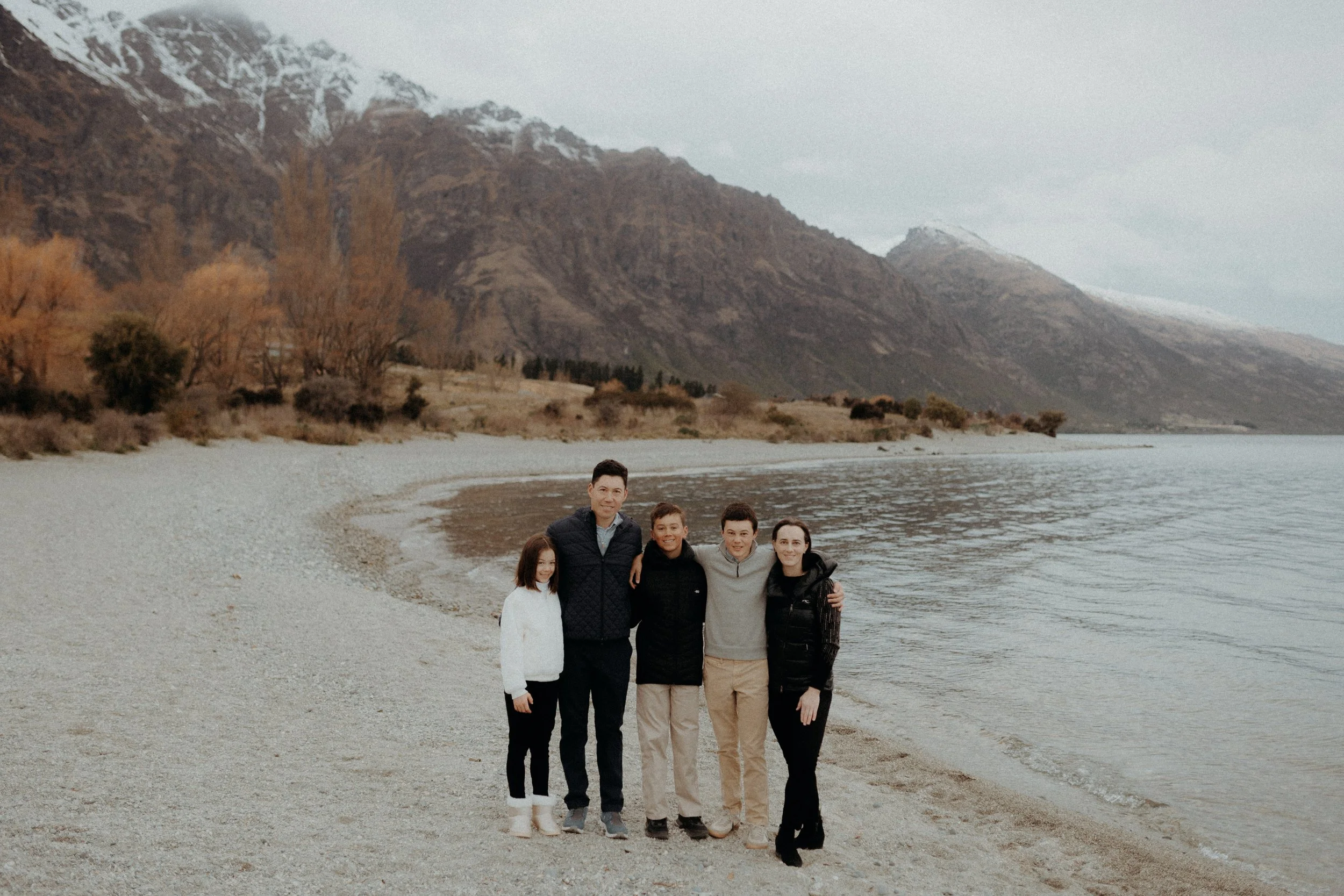 Jacks Point Beach Family Photoshoot Location — Queenstown Family Photos