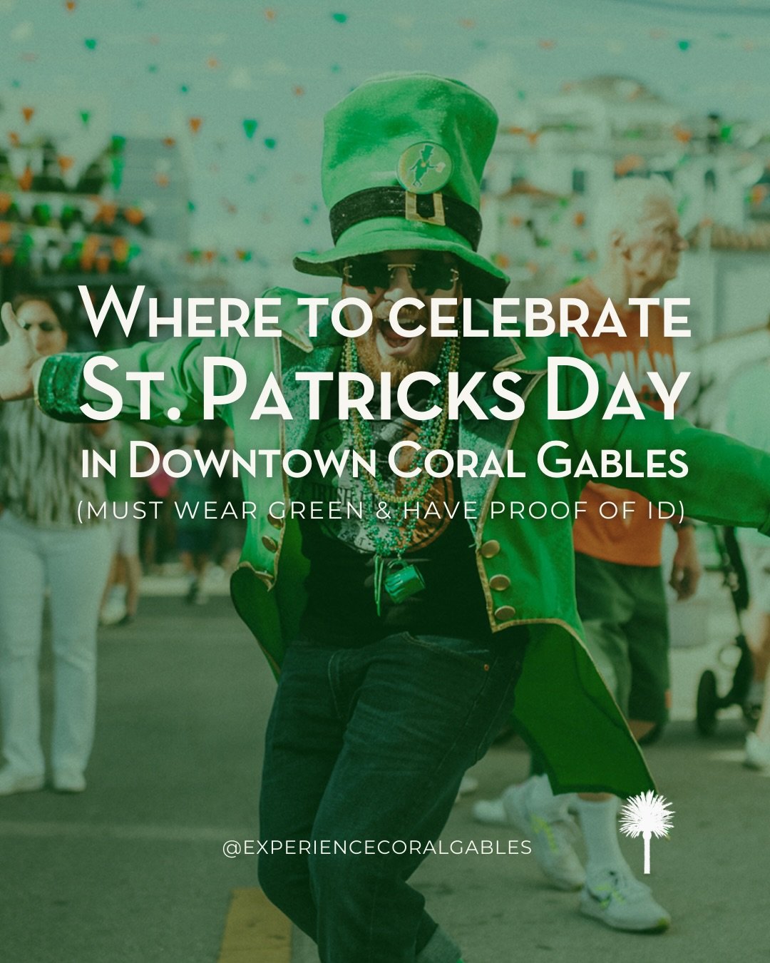 ☘️ St. Patrick&rsquo;s Day in Downtown Coral Gables!

The festivities start this weekend and go through March 17! Don&rsquo;t miss the 33rd Annual Block Party at JohnMartin&rsquo;s and drink specials at The Bar and Copper 29.

🍀 Wear your green
🍻 G