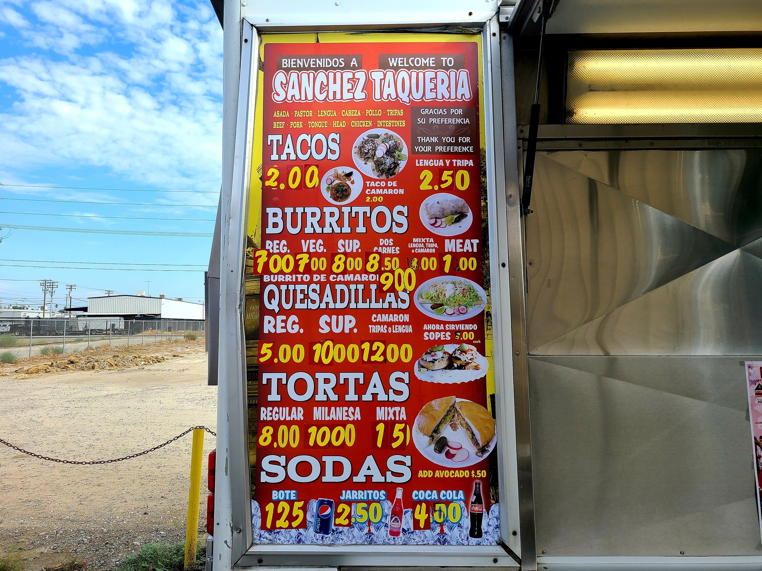 Sanchez Taqueria, Turlock — Tacos 209