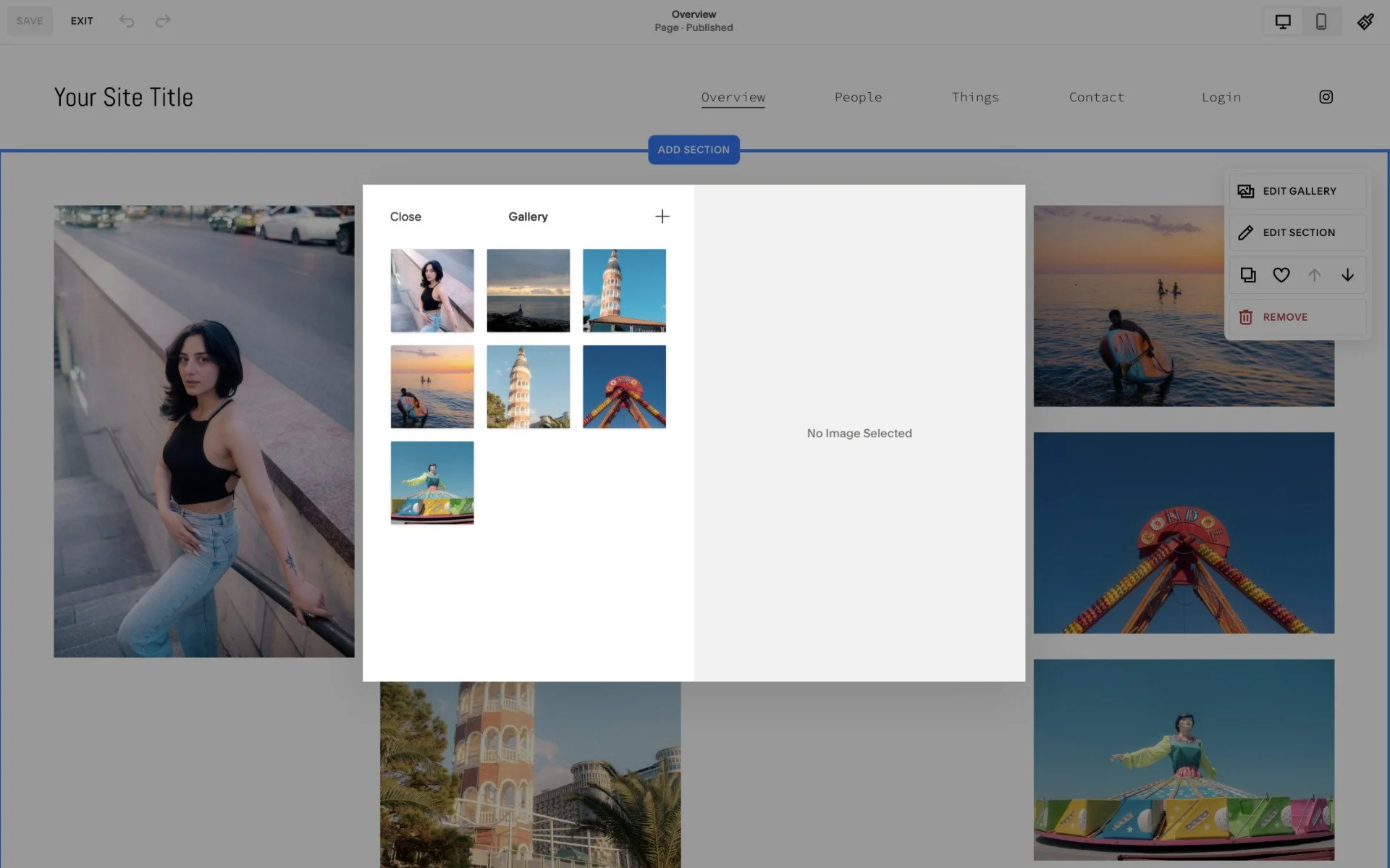  Squarespace 
