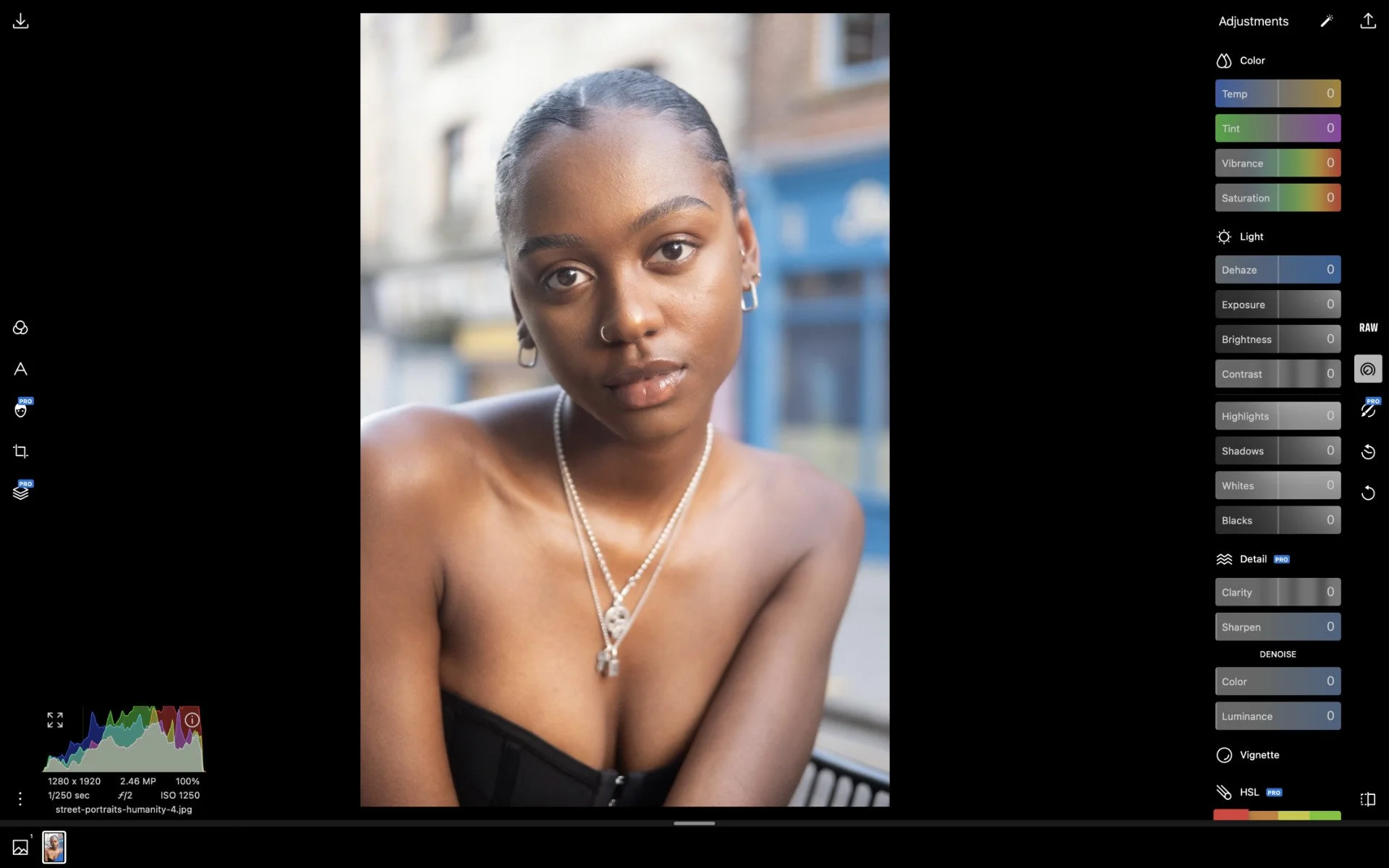 polarr photo editing tool