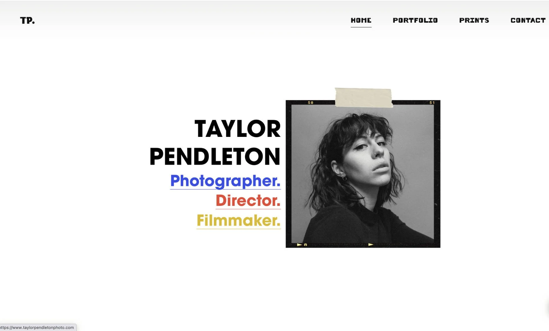 Taylor Pendleton photography website