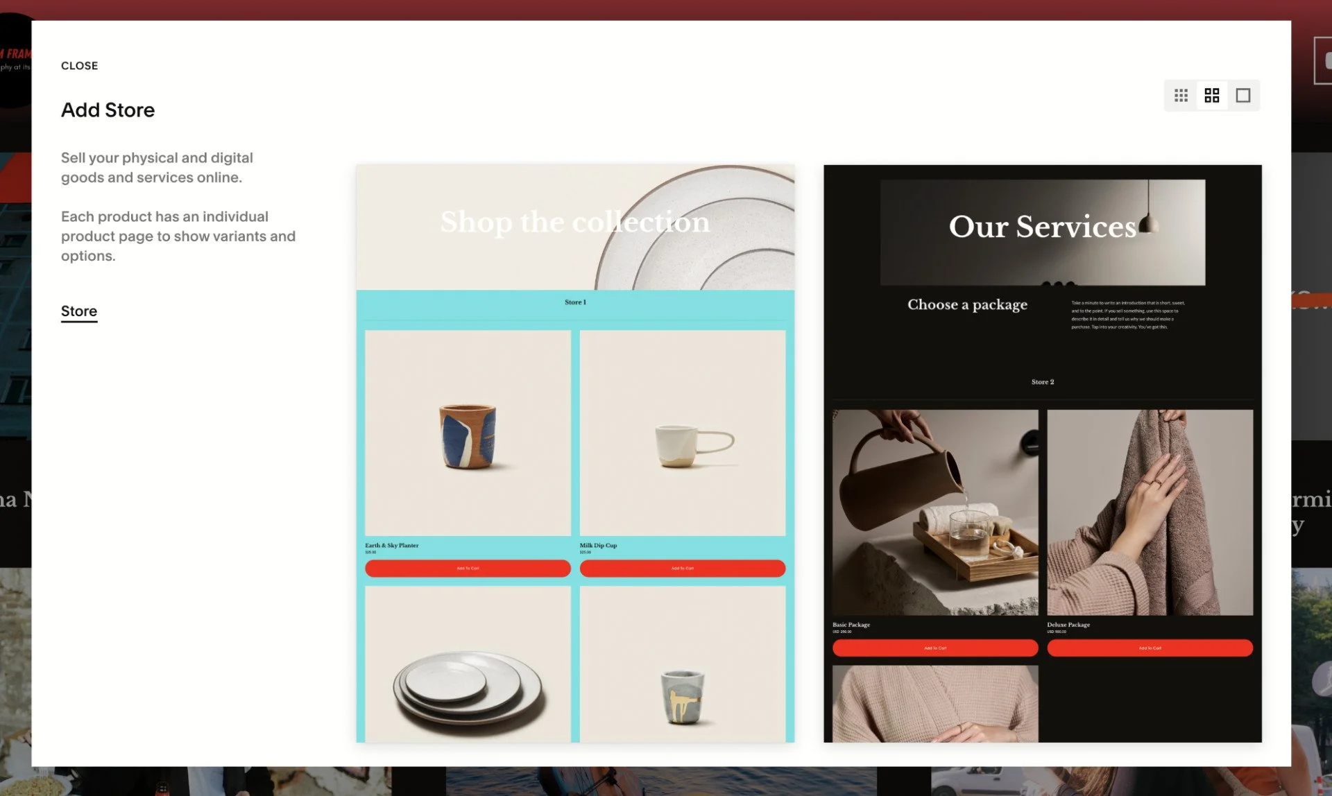  Squarespace 