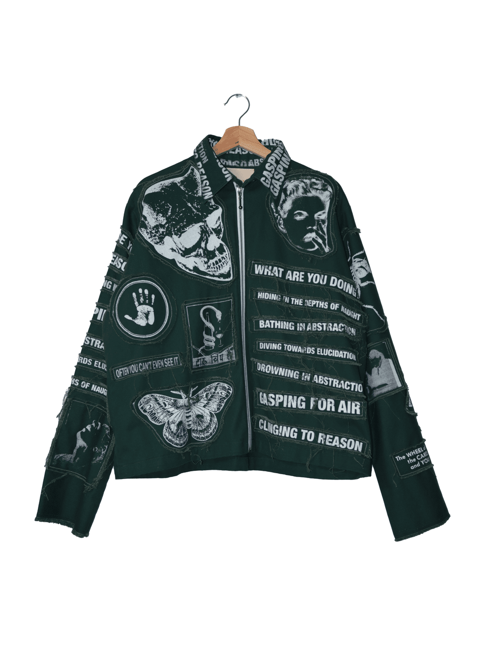 Green Twill Patches Jacket — Liam Ciavarelli