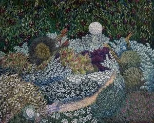 The Garden Playing Under The Lily Pilly Tree & A Pigeon