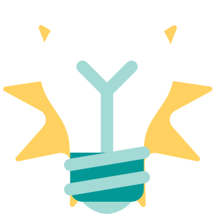 A lightbulb representing employable life skills.