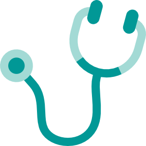 A stethoscope representing medicine.