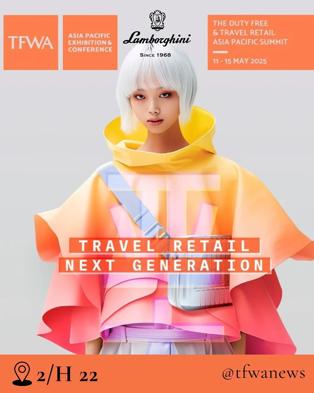 Double the impact. One iconic name: Lamborghini Wine.
Lamborghini is heading to Singapore for two major international shows at Marina Bay Sands Expo &amp; Convention Centre:
📍 TFWA | 11&ndash;15 May | Booth 2/H22 @tfwanews
📍 Vinexpo | 27&ndash;29 M