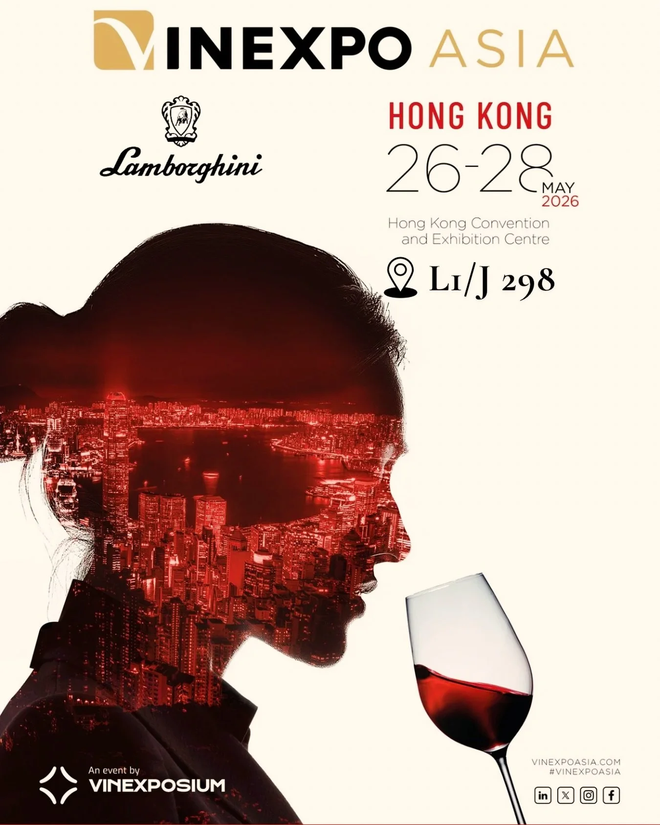 East meets excellence.
New horizons.
Same Italian soul.

Join us at Vinexpo Asia Hong Kong 2026 and discover the world of Lamborghini Wine, where heritage, innovation and new opportunities come together.

📍 Vinexpo Asia Hong Kong 2026
📌 Stand L1/J2
