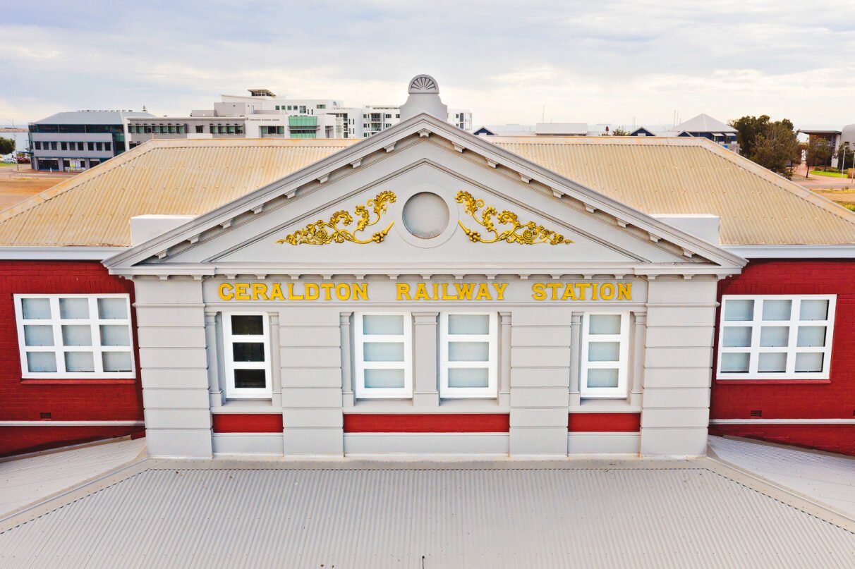 Working with Historical Buildings is something we always feel privileged to do!

A few years back we completed painting to the full external of the Geraldton Railway Station.  Cleaning and restoring all painted surfaces to preserve and highlight the 
