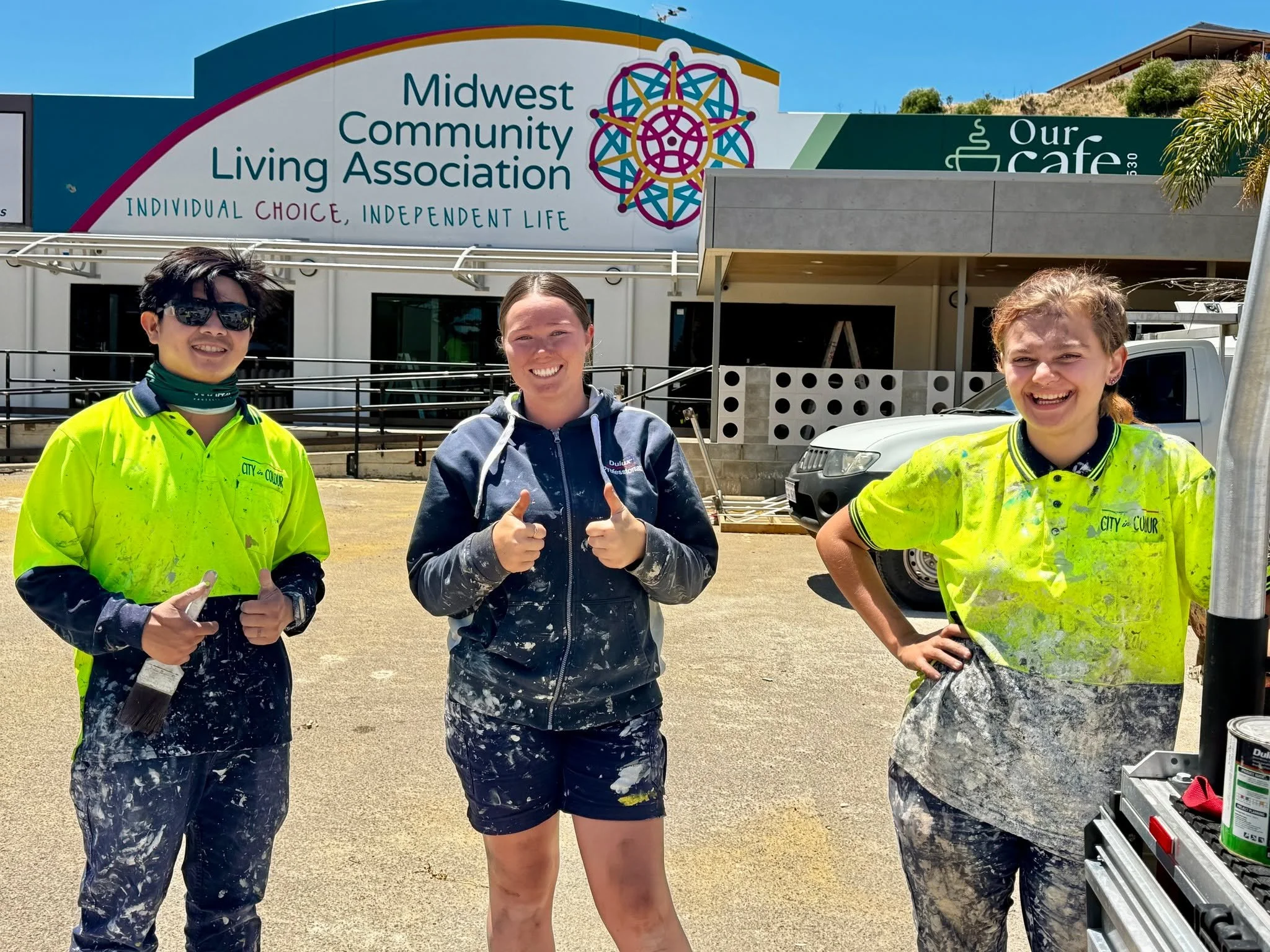 Working together with @gbsc_geraldton we're excited to help create this new space for @midwestcommunitylivingassoc! 👏
#cityincolour #paint #painting #paintingcontractor #localsworkingwithlocalsforlocals