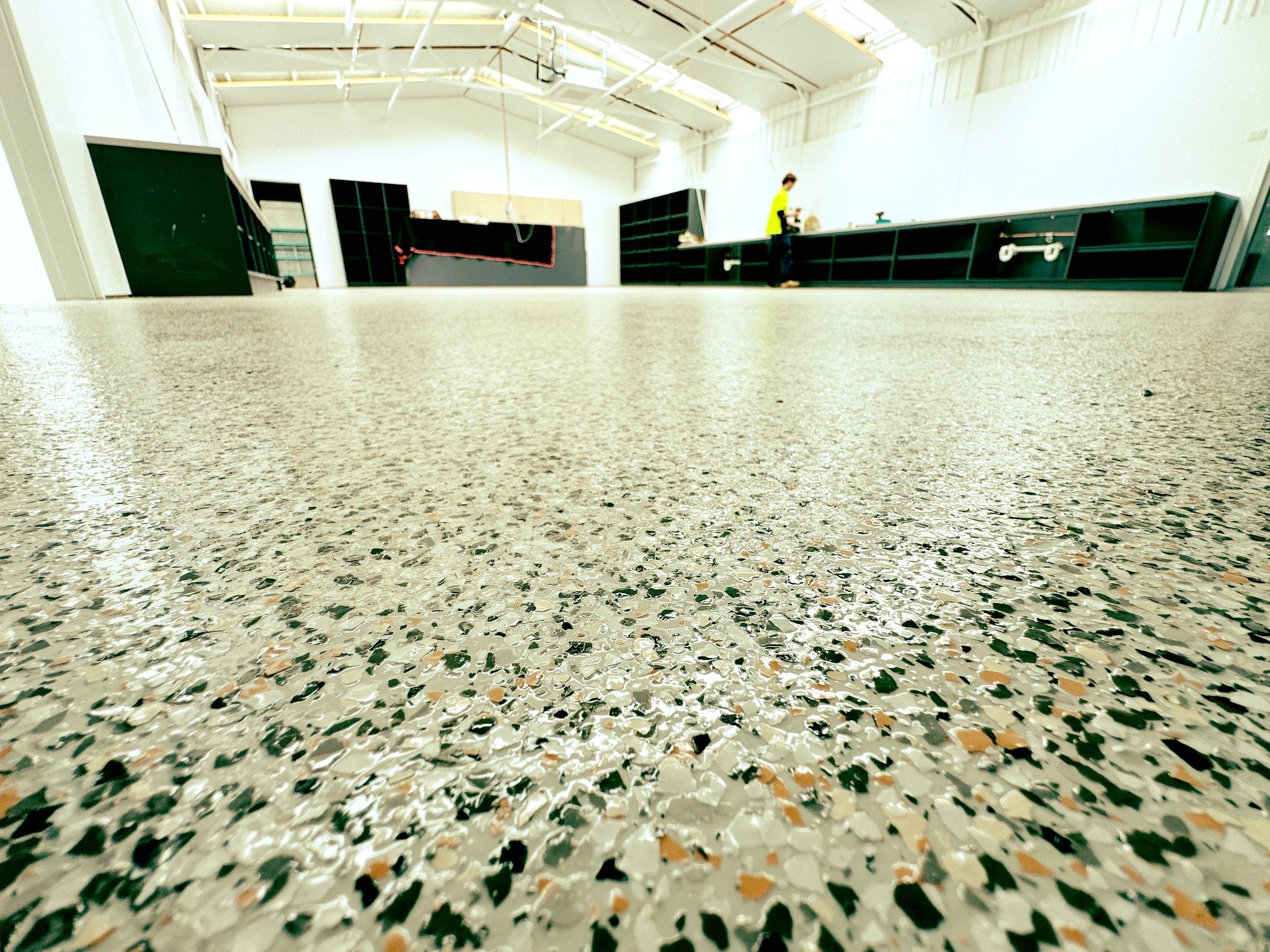 High traffic commercial and industrial floor surfaces need to be durable, held up to Australian health and safety standards and look attractive! 👌

#cityincolour #paint #painting #paintingcontractor #localsworkingwithlocalsforlocals