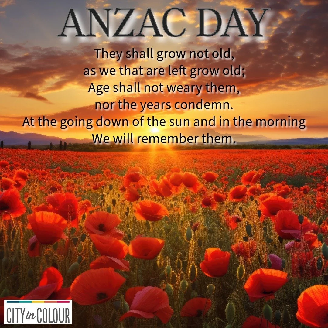 Lest We Forget 🌺
