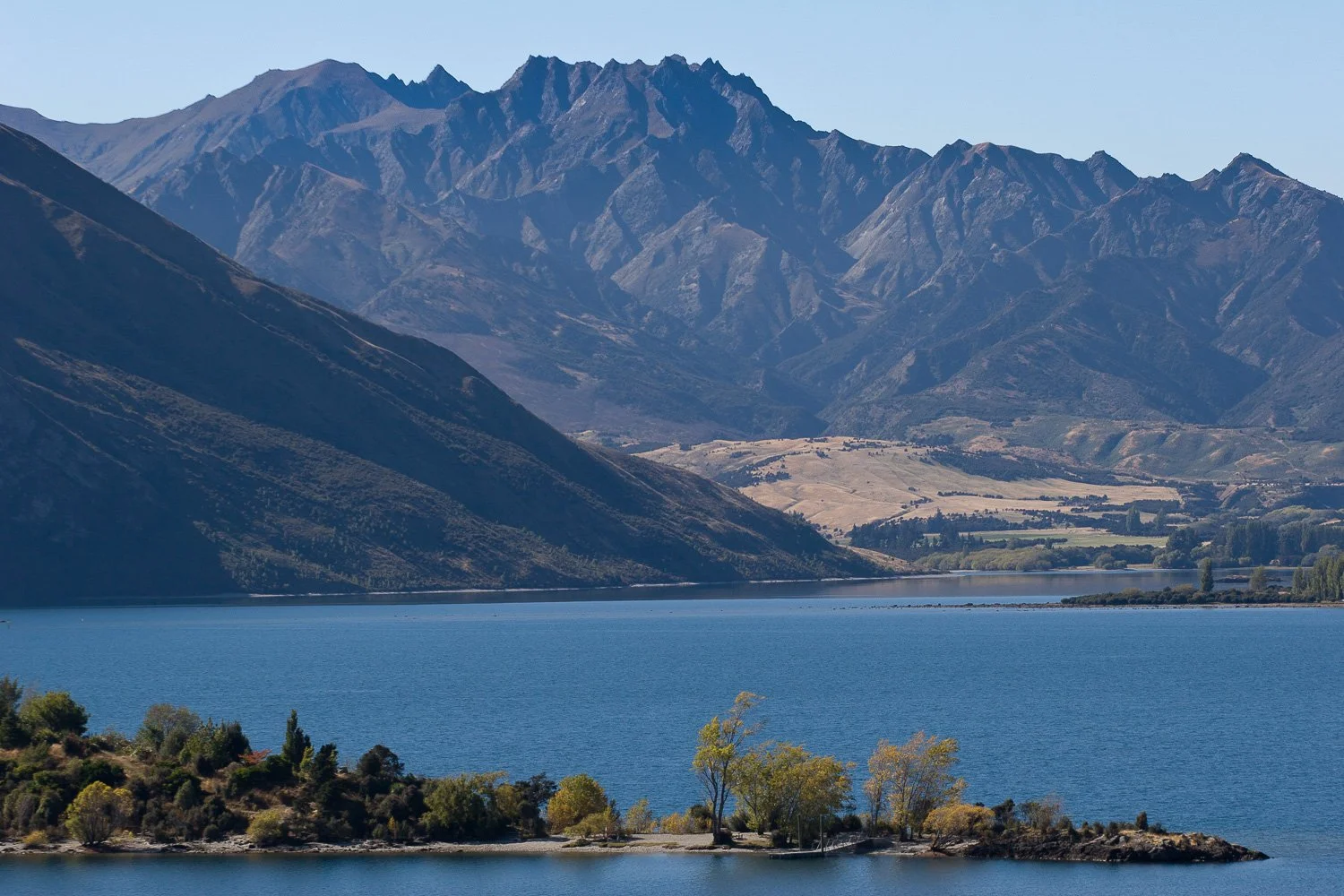 Across Lake Wanaka towards Dublin Bay