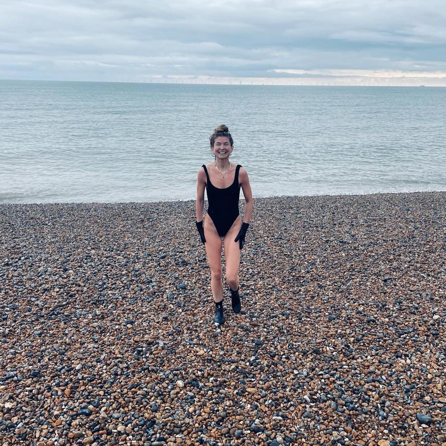 In my favourite place on Mother&rsquo;s Day 🌊. 

Yes, 7 degree water in pouring rain was a non-negotiable today. Because, it makes me feel SO alive. 

When people say &ldquo;I couldn&rsquo;t get into cold water, there is no way i&rsquo;d be able to 