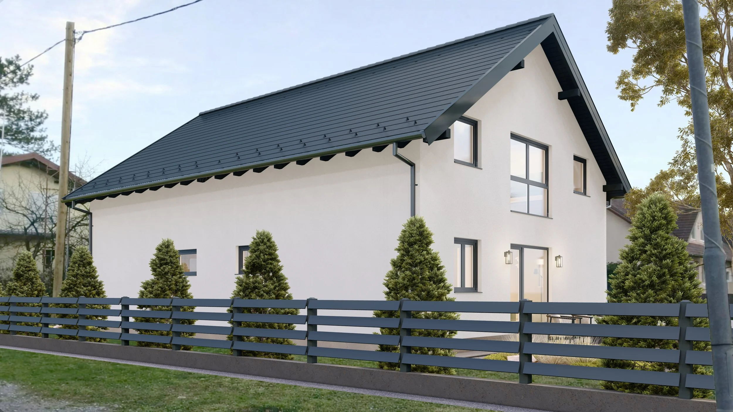 Dvojček Videm, Dobrepolje 133,1 m2, enota  Z1, novogradnja - zgr. l. 2026, 446 m2 zemljišča