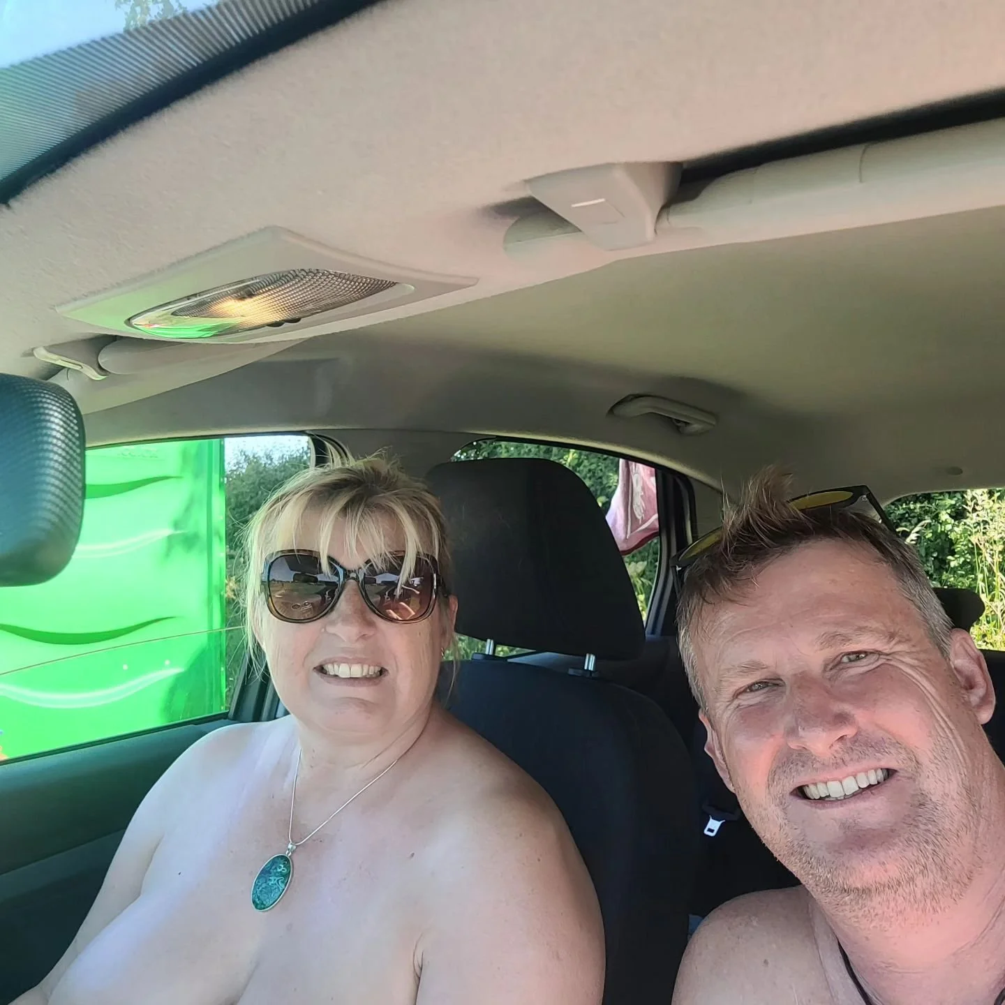 On our way to Nude fest @thorneylakes