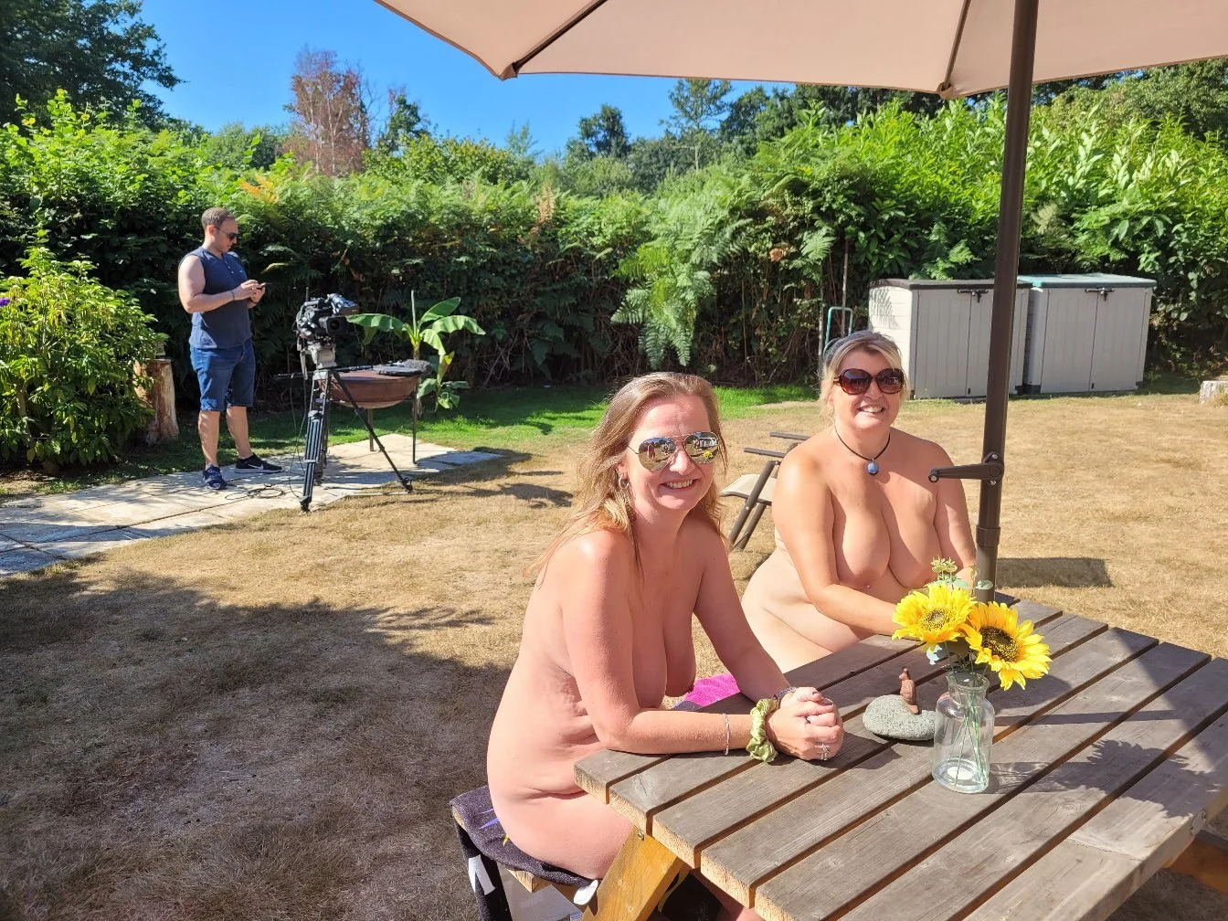 Filming for ITV This Morning