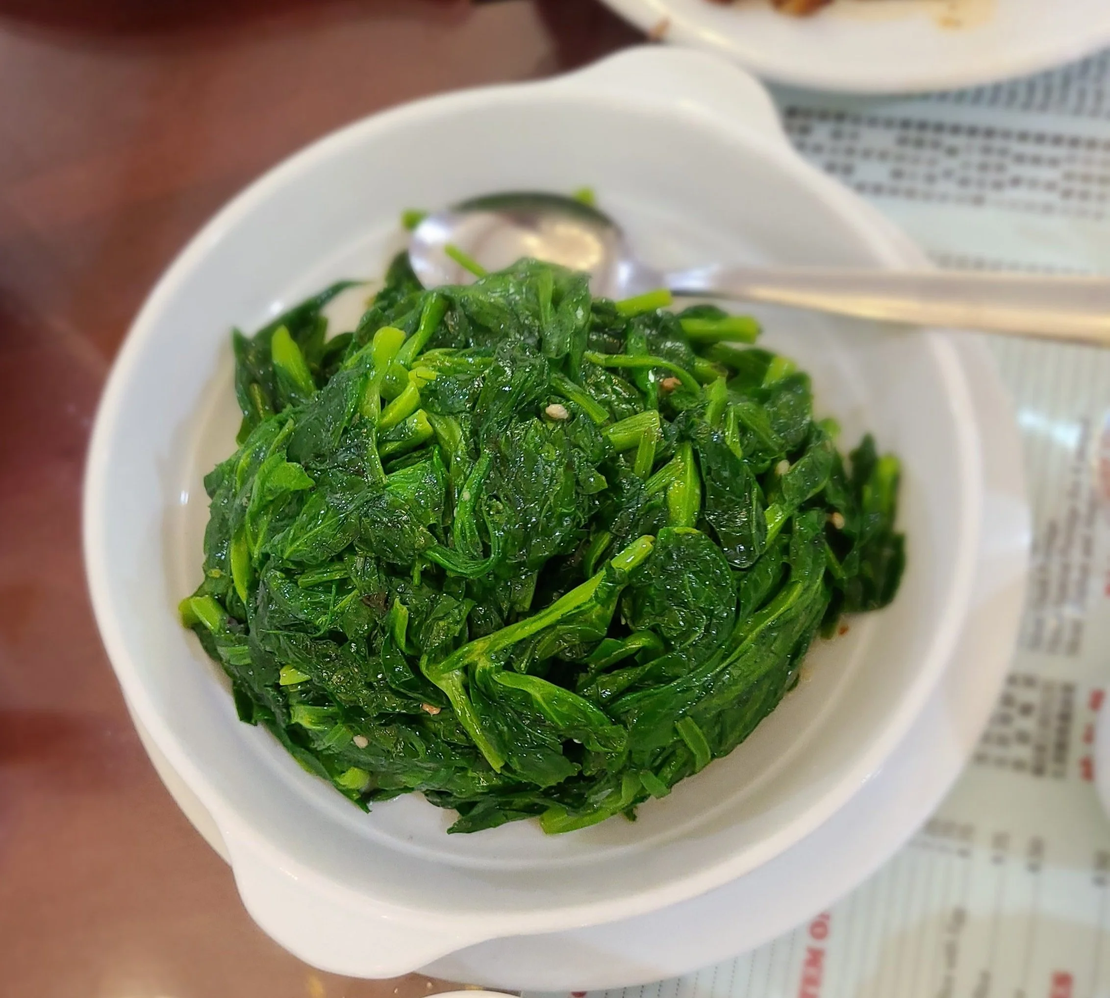 Sautéed Chinese Spinach