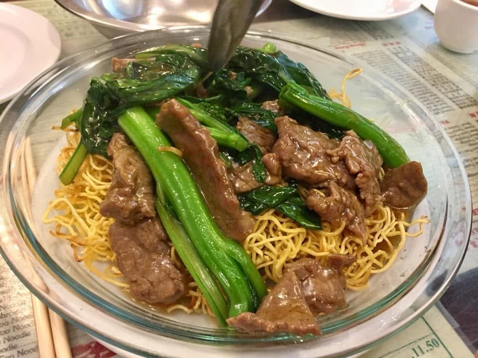 Beef Pan Fried Noodles