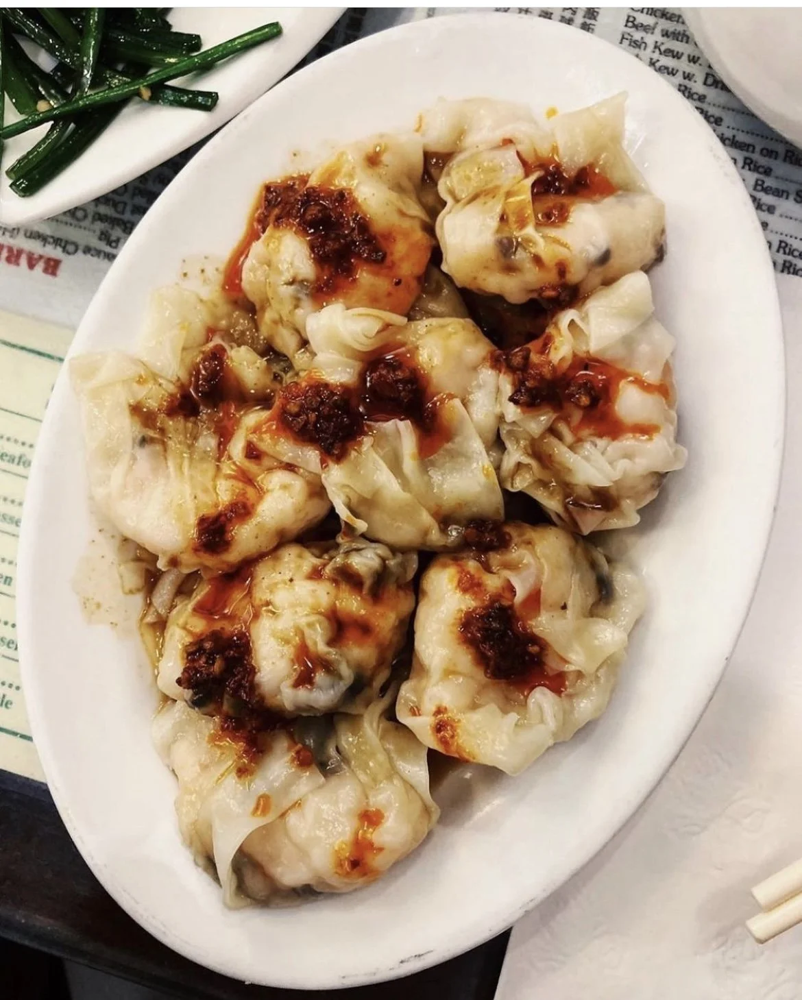 Dumplings Chili Oil