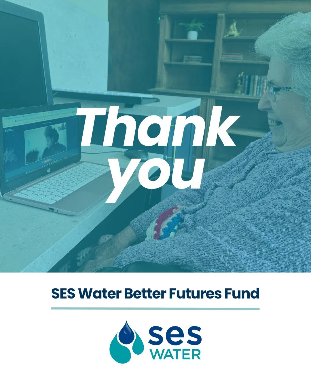 We’re thrilled to share that Adopt A Grandparent has been awarded £7,000 through the SES Water Better Futures Fund!
Thank you to the team at SES Water and ActionFunder for recognising the importance of our work and supporting our mission