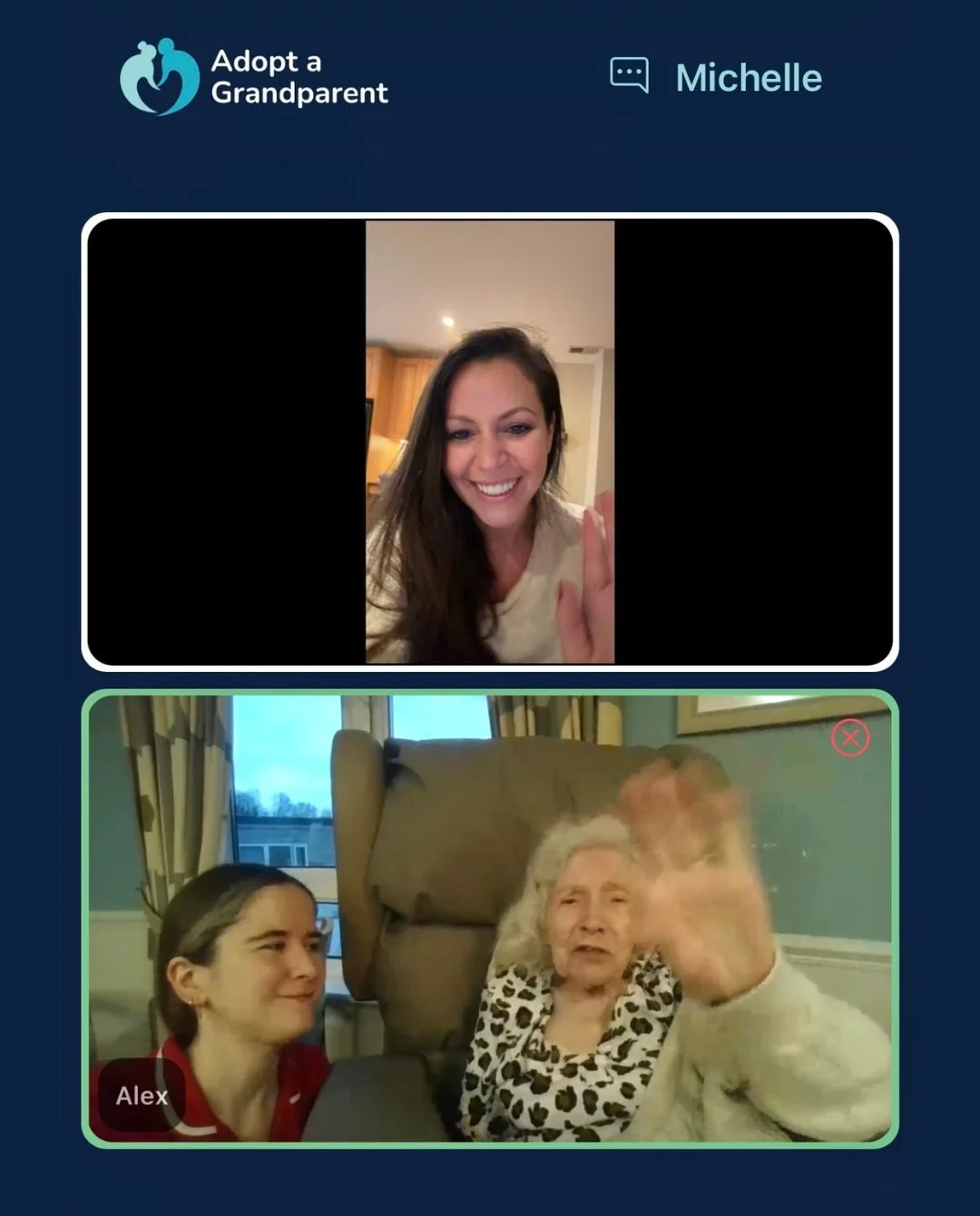 When Michelle, our Volunteers Manager, dialled into what she thought would be a quick tech test with Carter House Care Home (Country Court), she was greeted by someone unexpected - 96-year-old Corni, already on the call, ready for a chat.

What was m