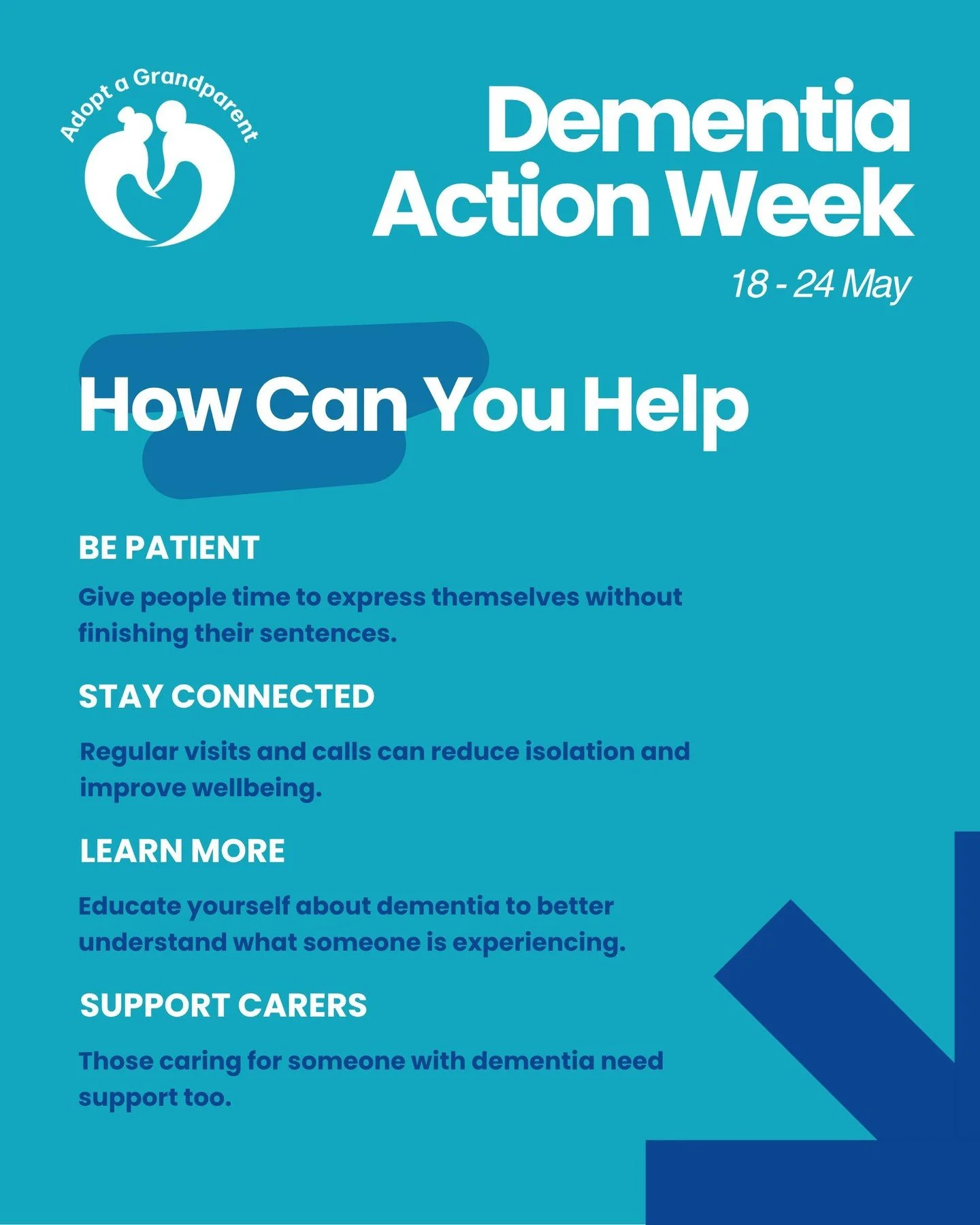 This Dementia Action Week, we&rsquo;re thinking about the power of a familiar voice.

A voice that asks about your favourite song.

A voice that remembers you love gardening, football or old films.

A voice that arrives each week with warmth, patienc