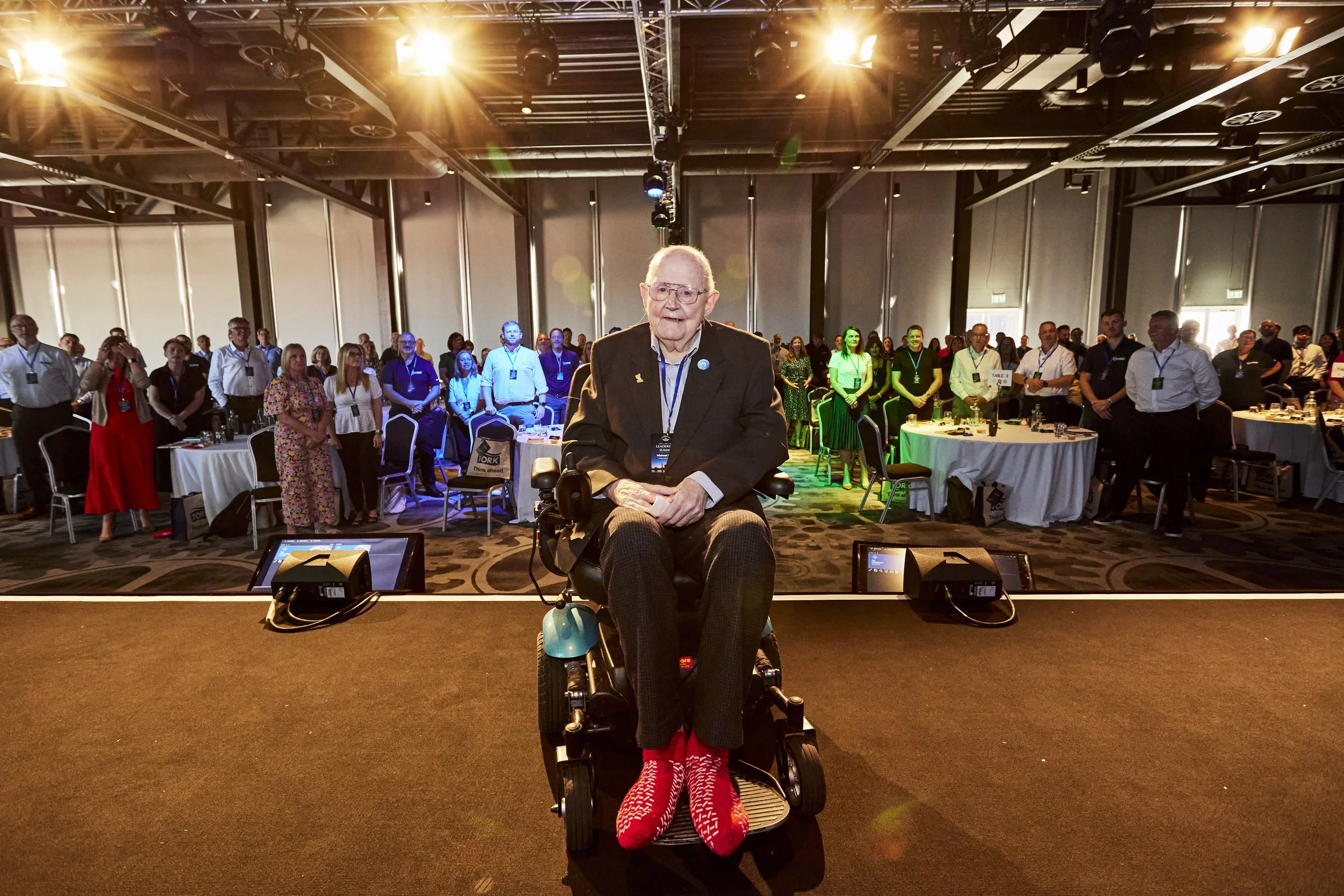 Adopt a Grandparent at Care Shop’s Leadership Summit: Michael’s story takes centre stage