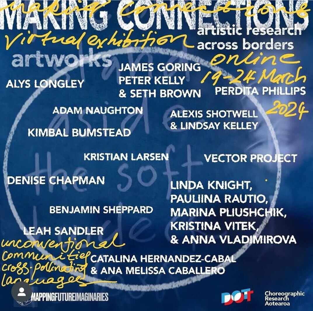 Join us online this week for Making Connection: Mapping Creative Encounters. 18-22 March

The program explores how creative encounters enhance social connection. Creative encounters, often mediated across borders and interfaces, can spark and support