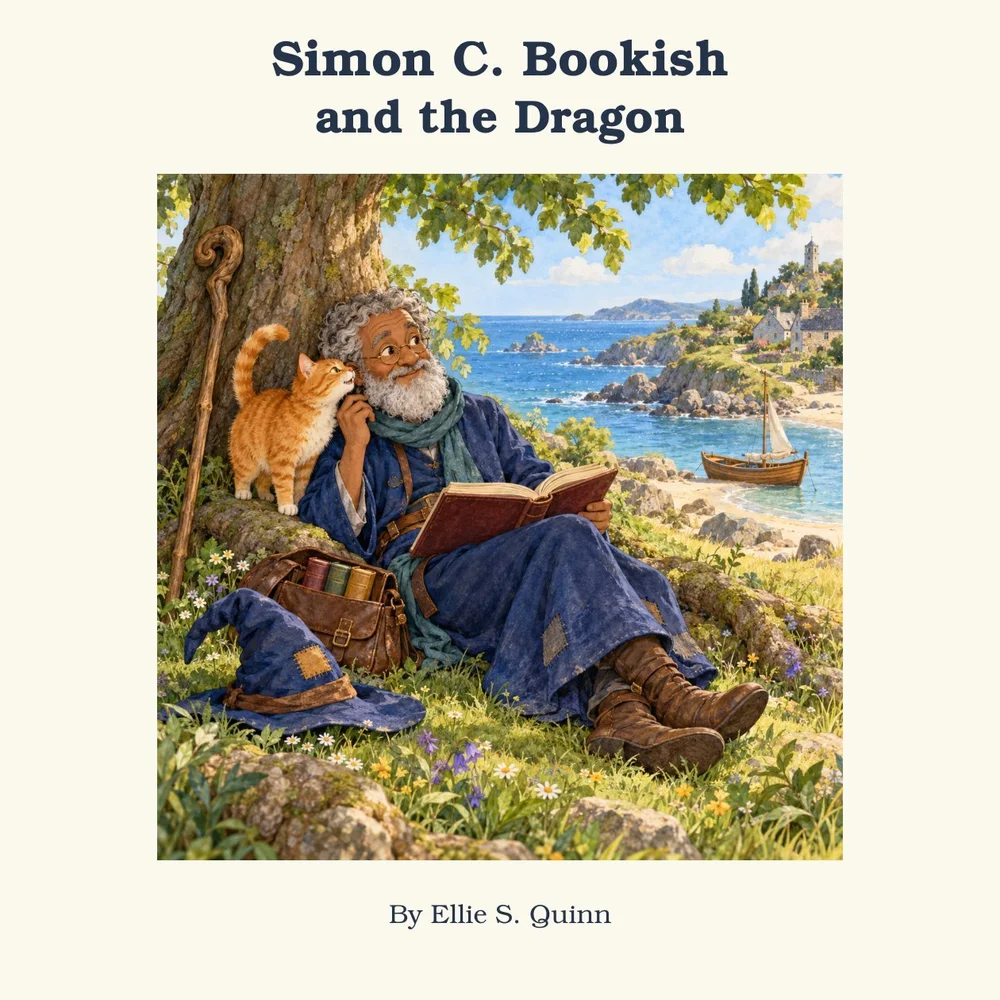 Page 1 of Simon C. Bookish and the Dragon