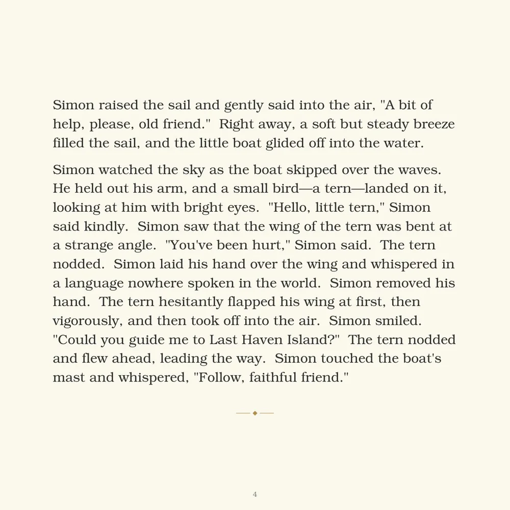 Page 4 of Simon C. Bookish and the Dragon