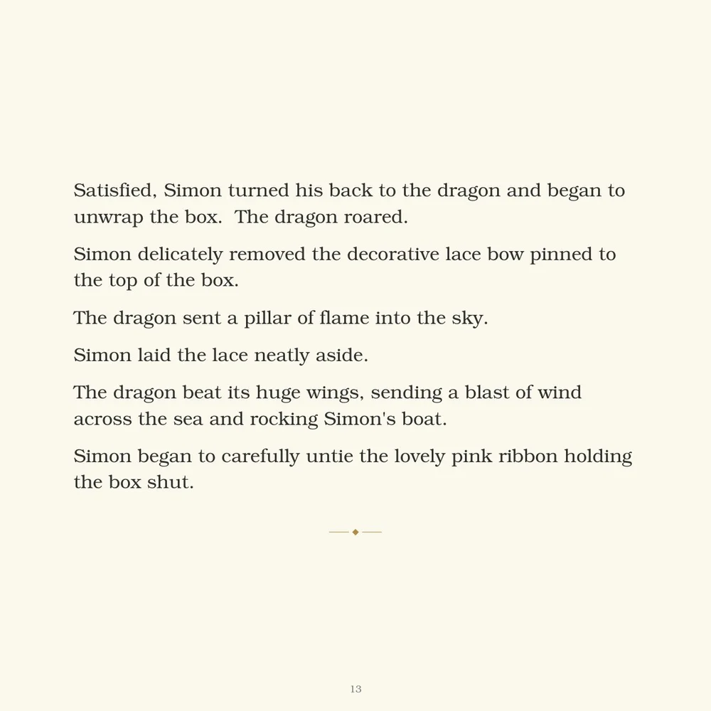 Page 13 of Simon C. Bookish and the Dragon