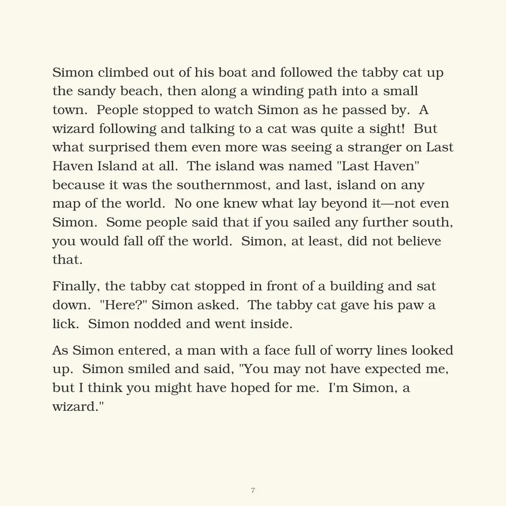 Page 7 of Simon C. Bookish and the Dragon