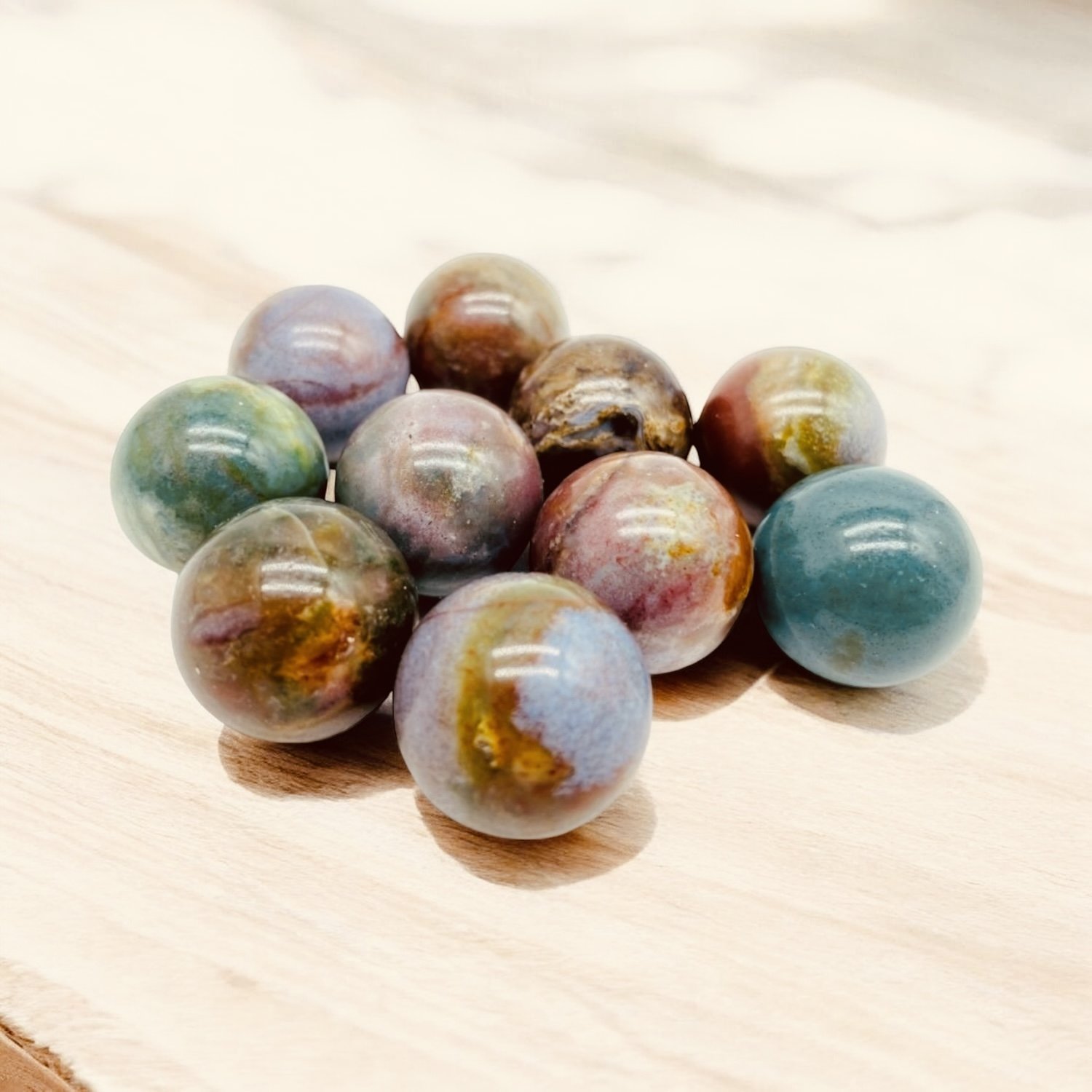 Mini Ocean Jasper Sphere