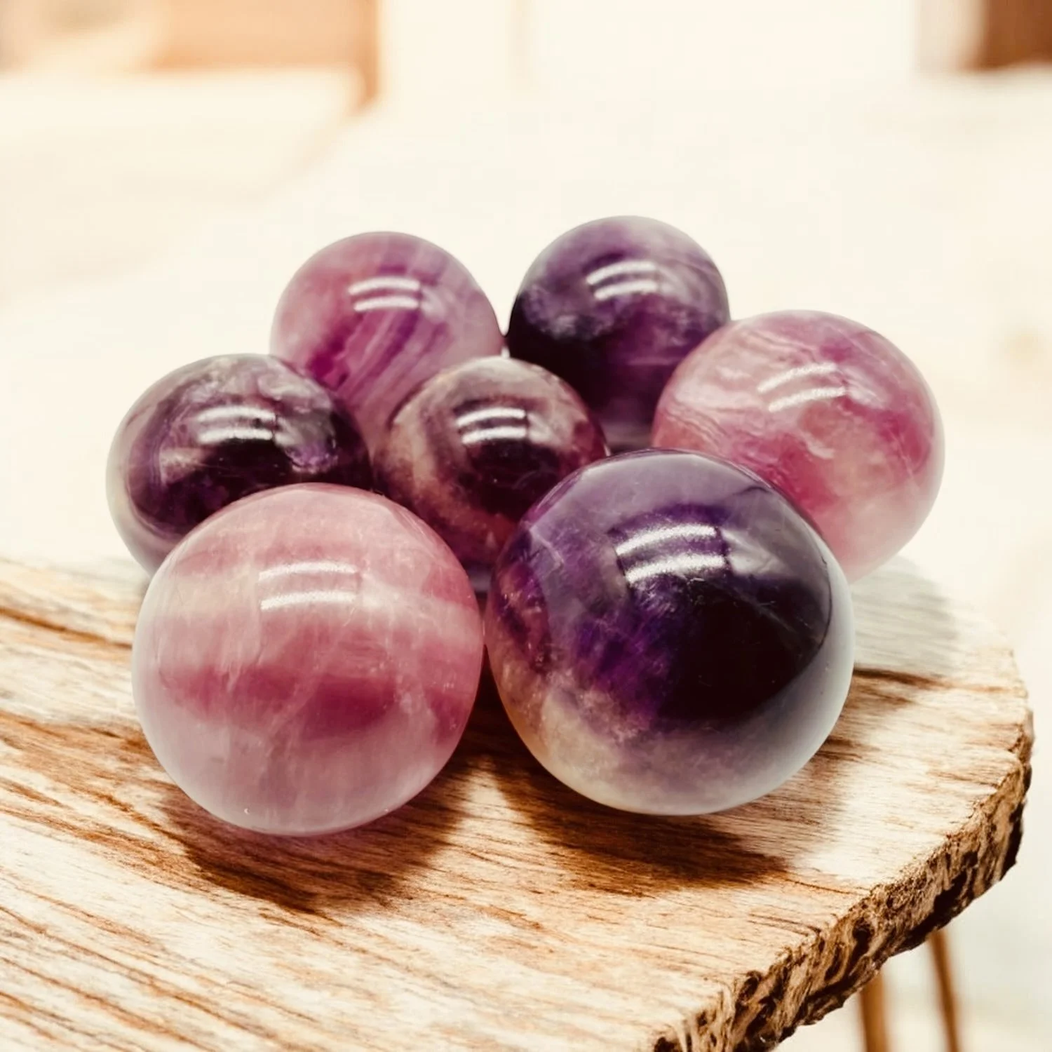 Purple Fluorite Sphere