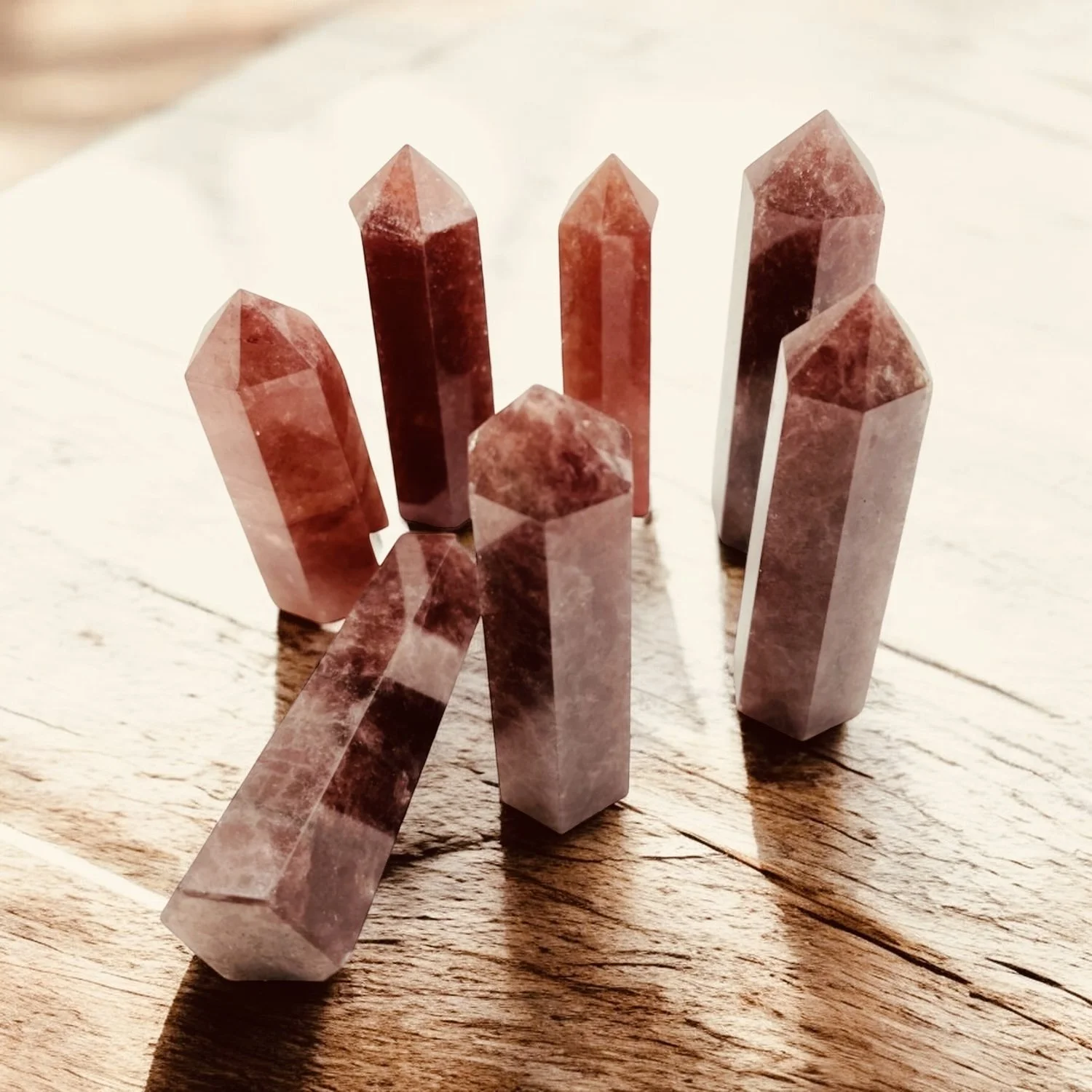 Strawberry Quartz Tower