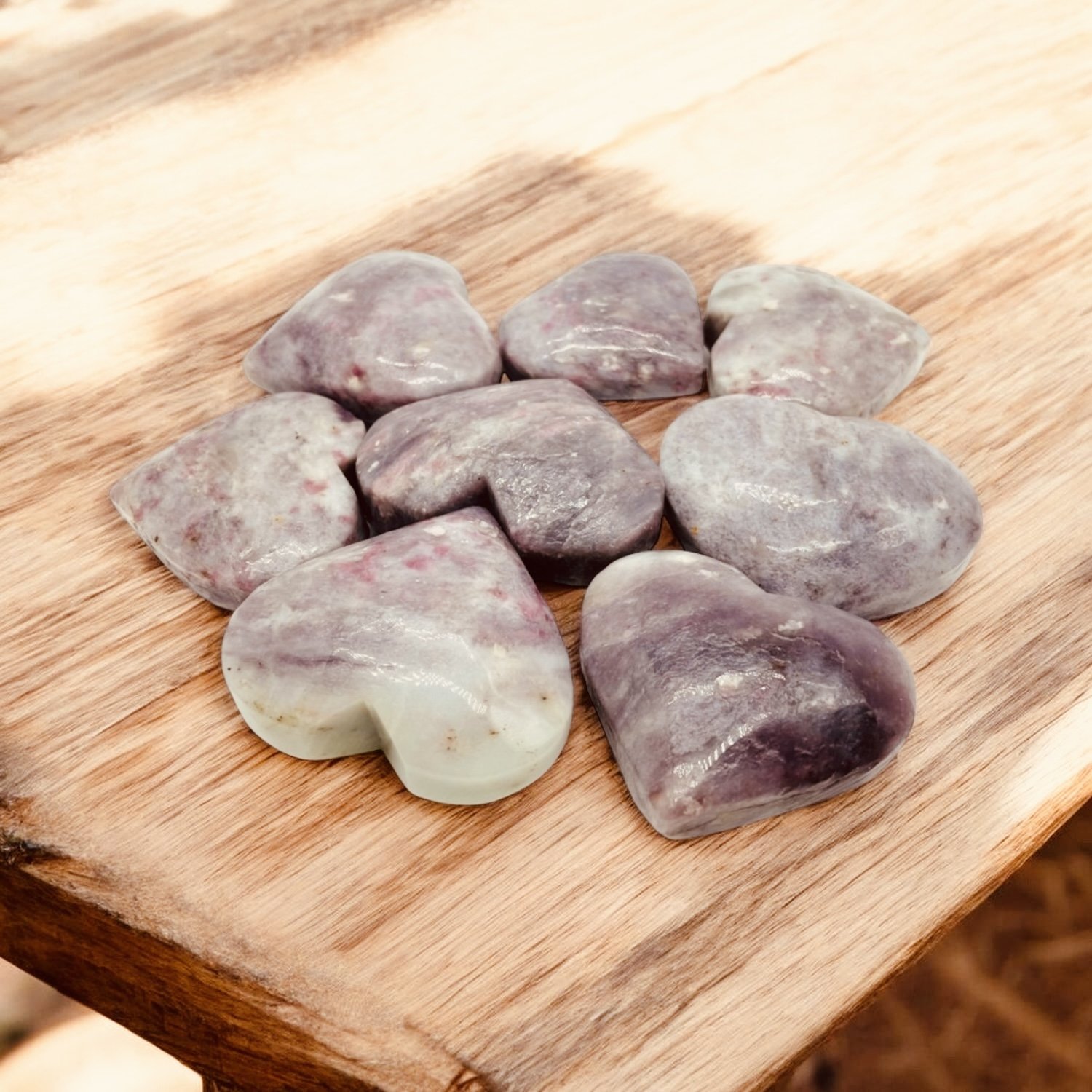 Pink Tourmaline Heart