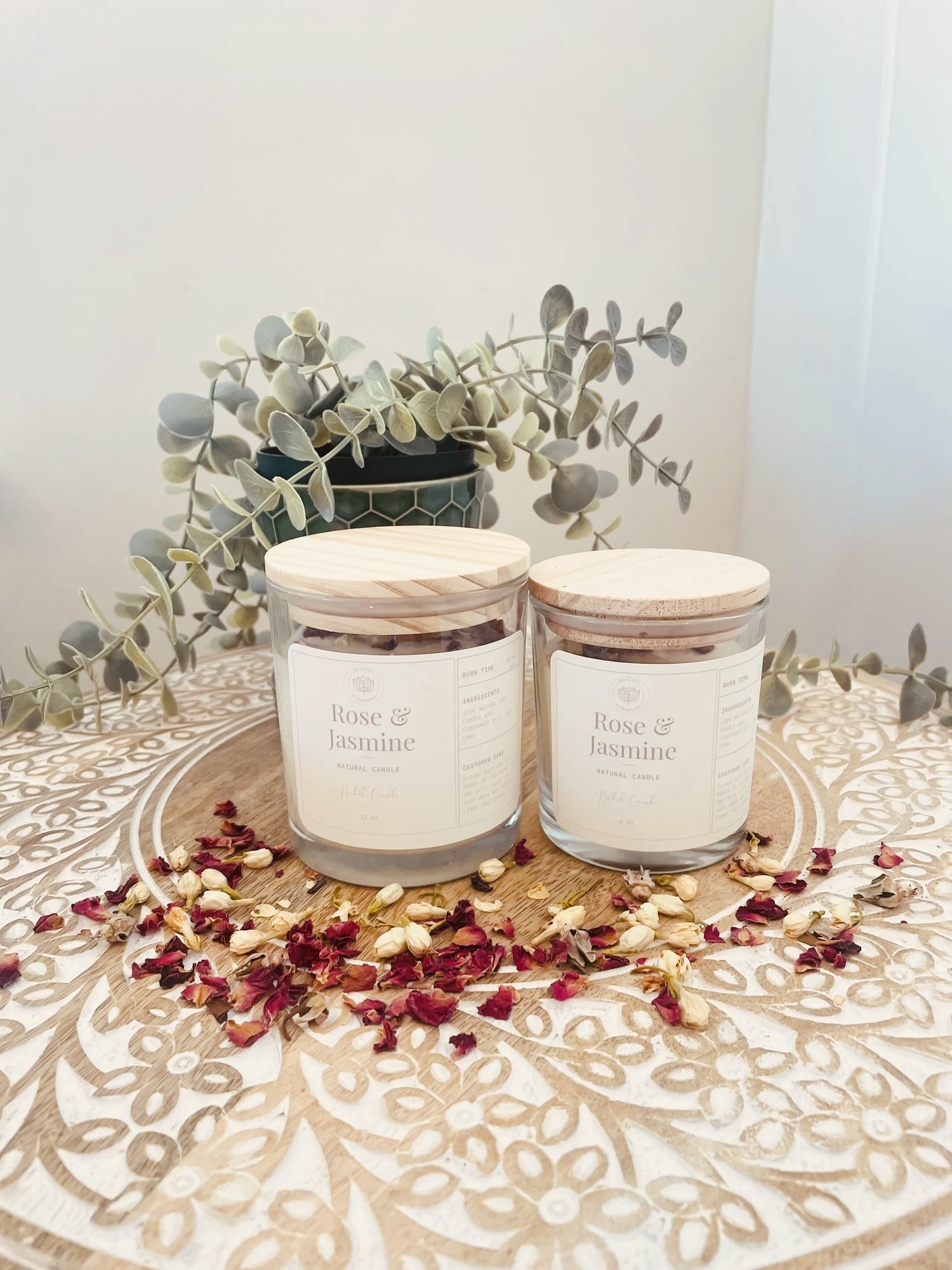 Rose & Jasmine Candle
