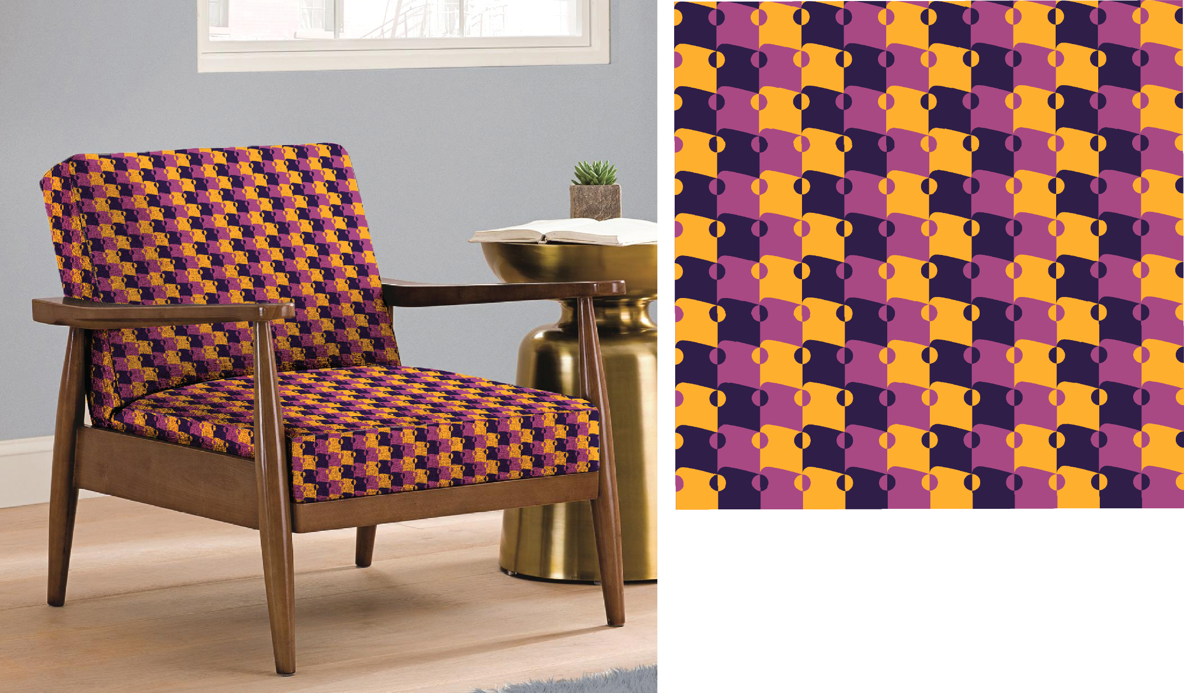 2nd pattern mockup & single repeat