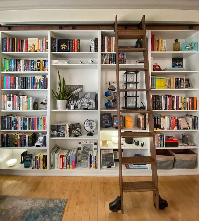 Library Ladder Design Library Ladders — Custom Ladder Company Ltd.