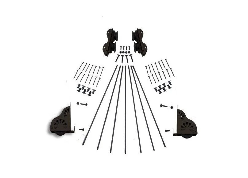 oil rubbed bronze full rolling braking wheels kit.jpg