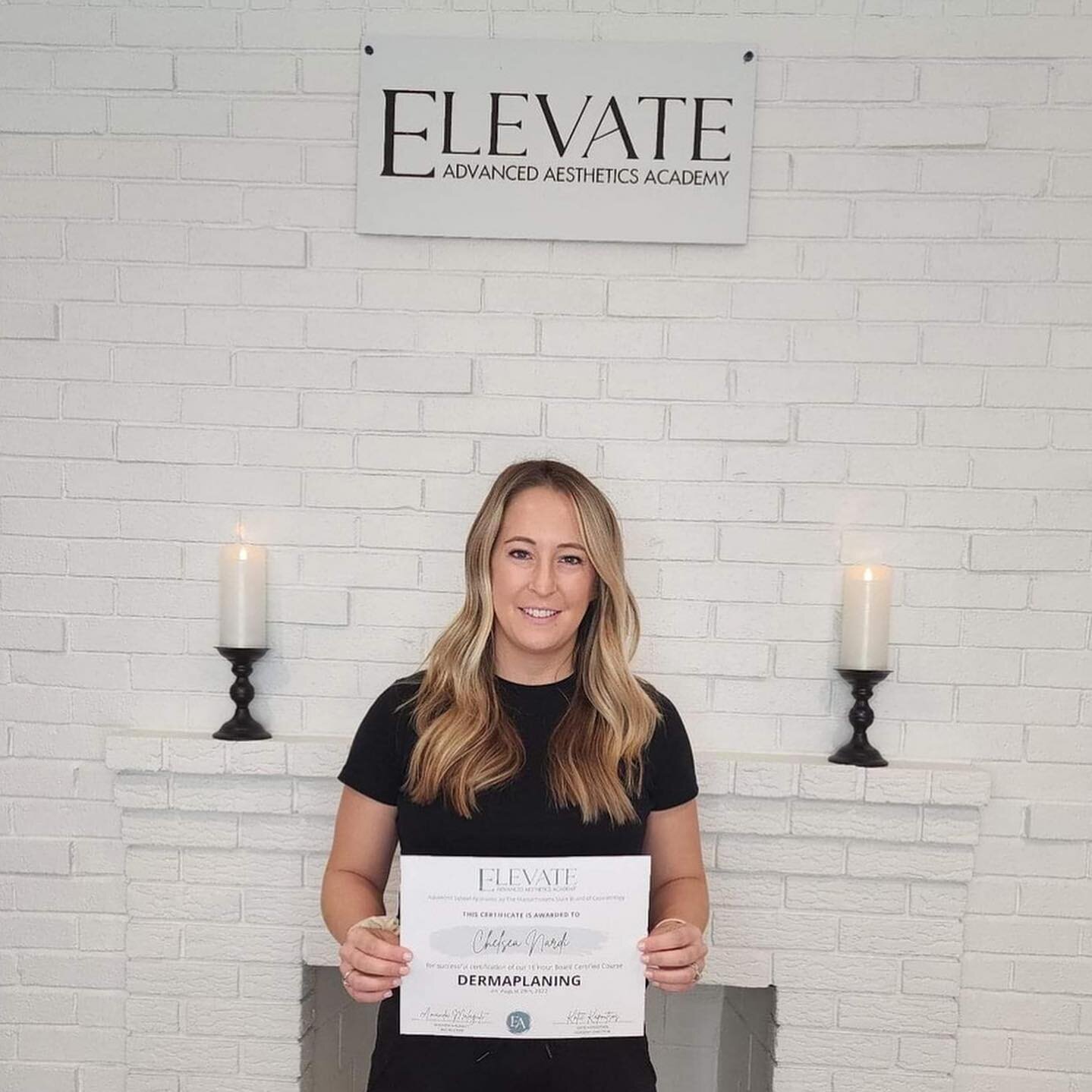Congratulations Chelsea from The Beauty Room on your board certification in Dermaplaning! You did amazing and we can't wait to see pictures of your work! Go give Chelsea and The beauty room a follow @lashesbychelsean &amp; @thebeautyroom13 !!
⠀⠀⠀⠀⠀⠀⠀
