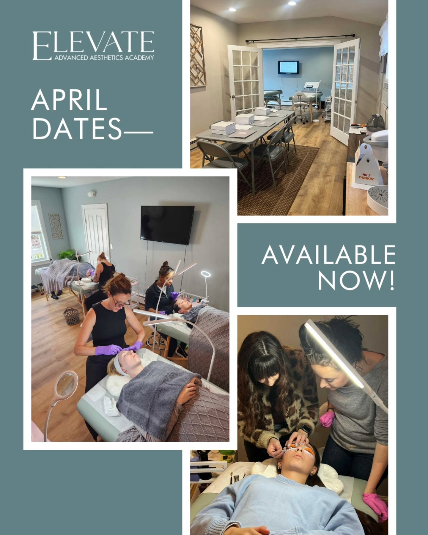APRIL CLASSES ANNOUNCED! 

Are you looking to elevate your craft? Don&rsquo;t wait&mdash;our April class dates are now live!

Wondering if we have a payment plan option? We do! You can choose Afterpay with 4 bi-weekly interest-free payments OR we als
